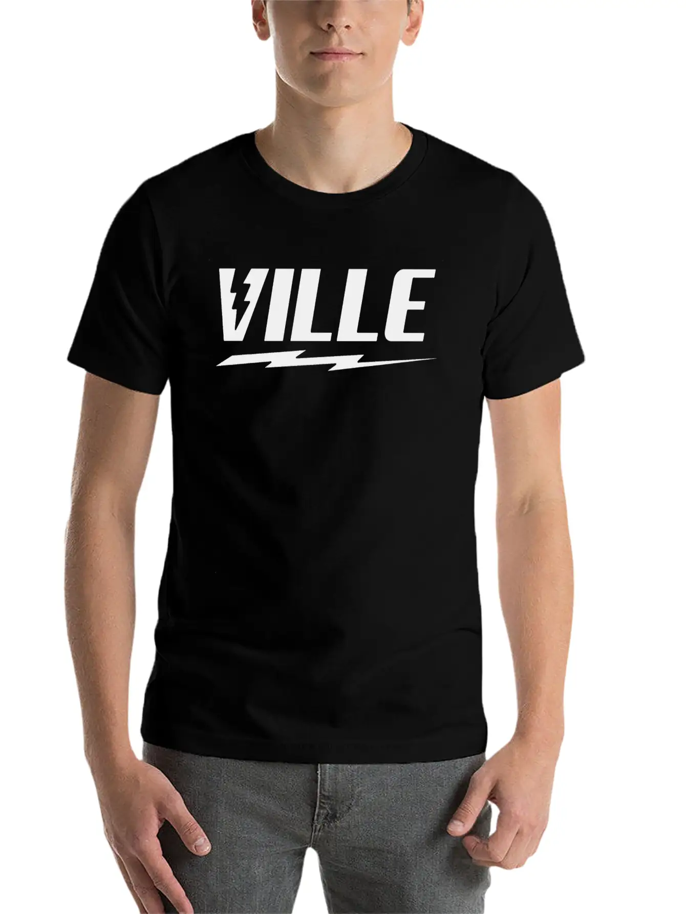 King Of The Ville Rap Basic Graphic T-Shirt ¨C Daily Comfort In Soft Cotton