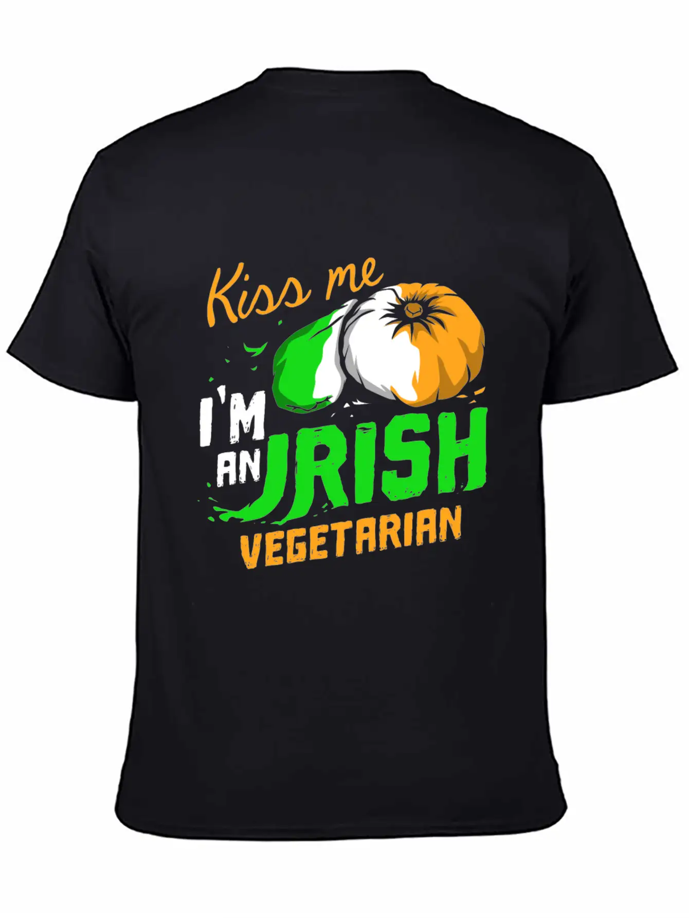 Kiss Me Irish Vegetarian Essential Cotton Tee For Daily Outfits ¨C Unisex Style