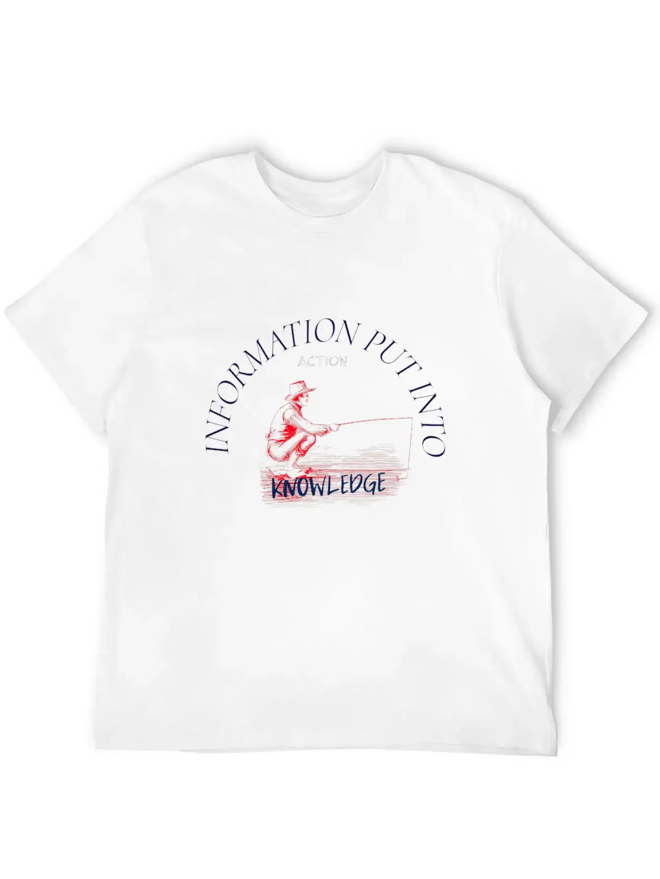 Knowledge Is Information Basic Graphic T-Shirt ¨C Daily Comfort In Soft Cotton