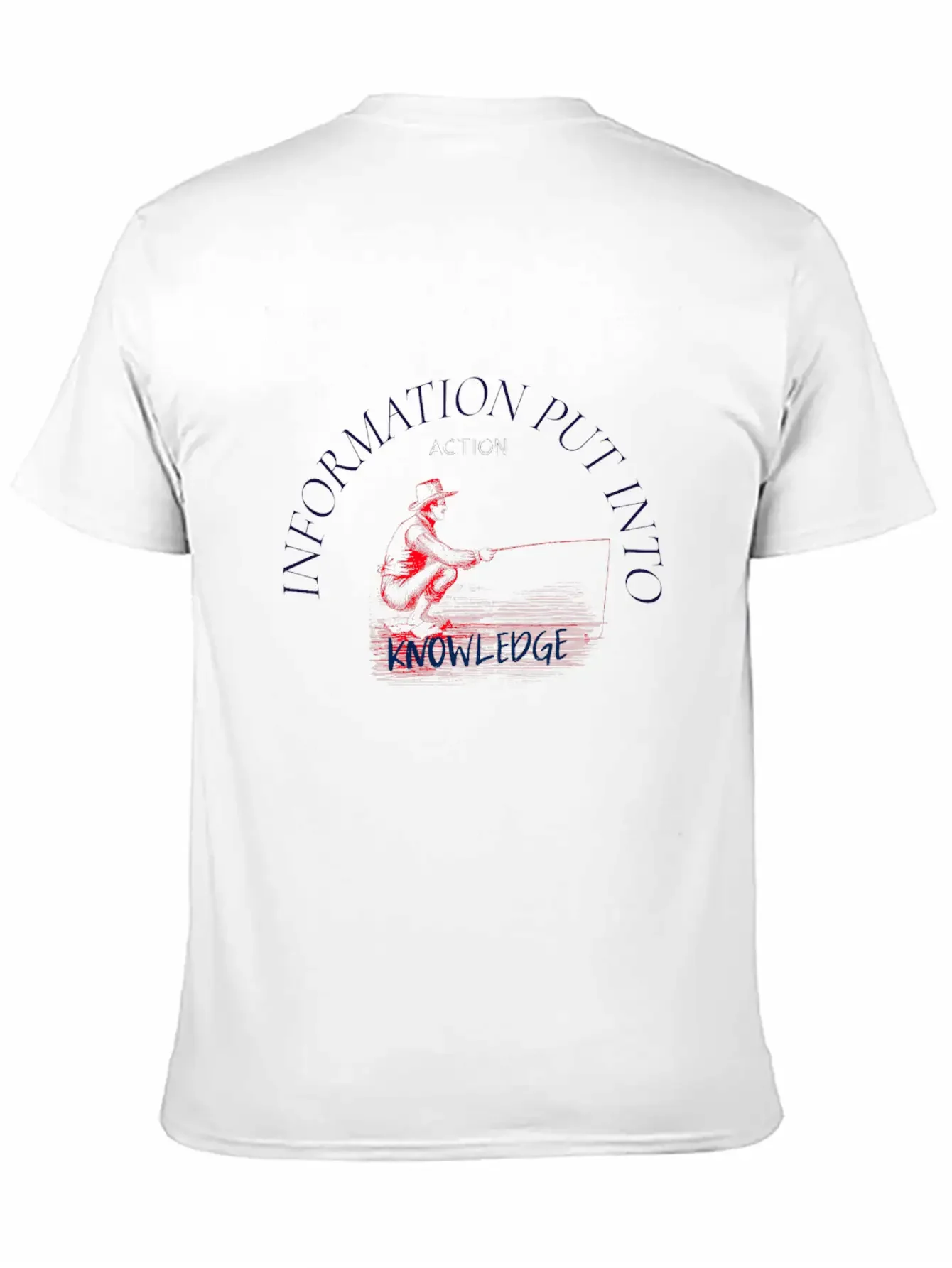 Knowledge Is Information Basic Graphic T-Shirt ¨C Daily Comfort In Soft Cotton