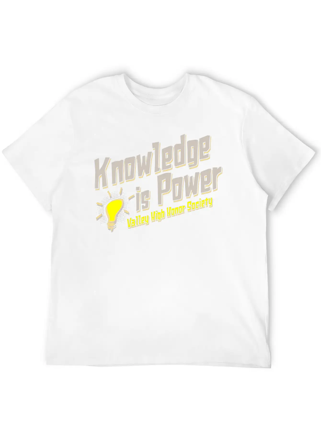 Knowledge Is Power Valley High Honor Society Essential Cotton Tee For Daily Outfits ¨C Unisex Style