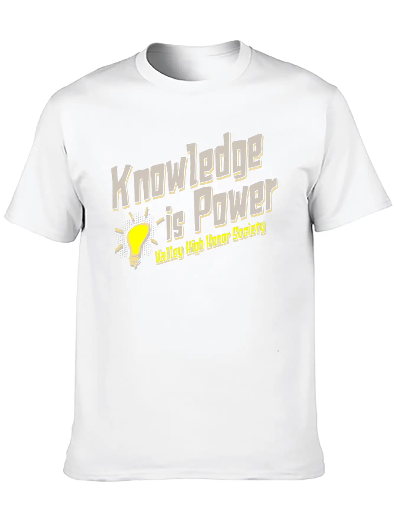 Knowledge Is Power Valley High Honor Society Essential Cotton Tee For Daily Outfits ¨C Unisex Style