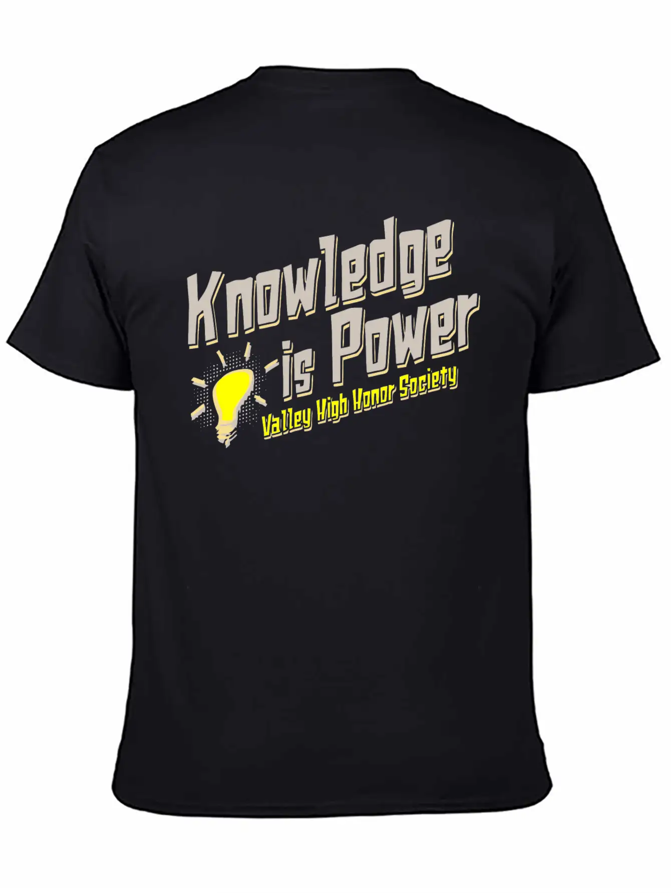 Knowledge Is Power Valley High Honor Society Essential Cotton Tee For Daily Outfits ¨C Unisex Style