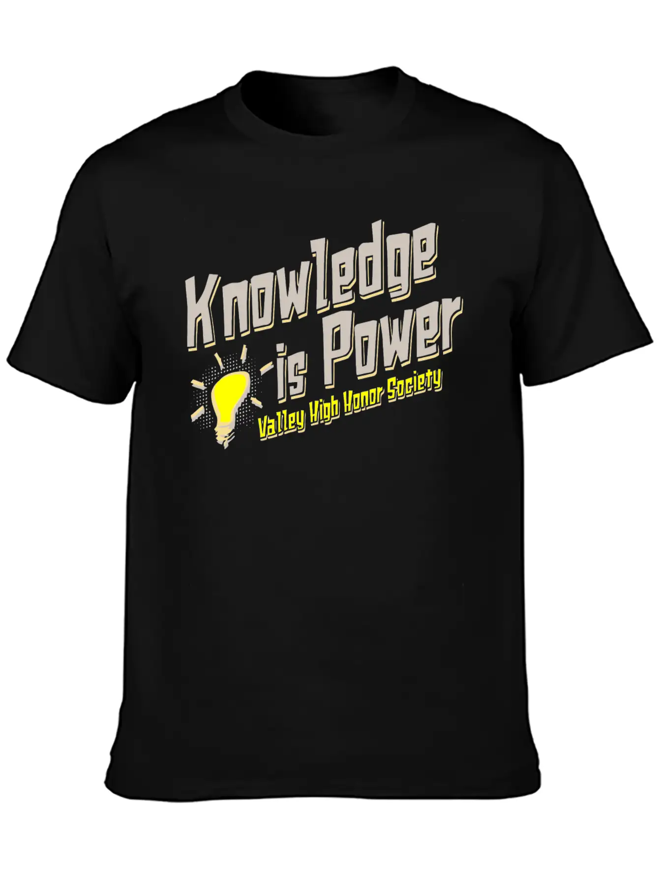 Knowledge Is Power Valley High Honor Society Essential Cotton Tee For Daily Outfits ¨C Unisex Style