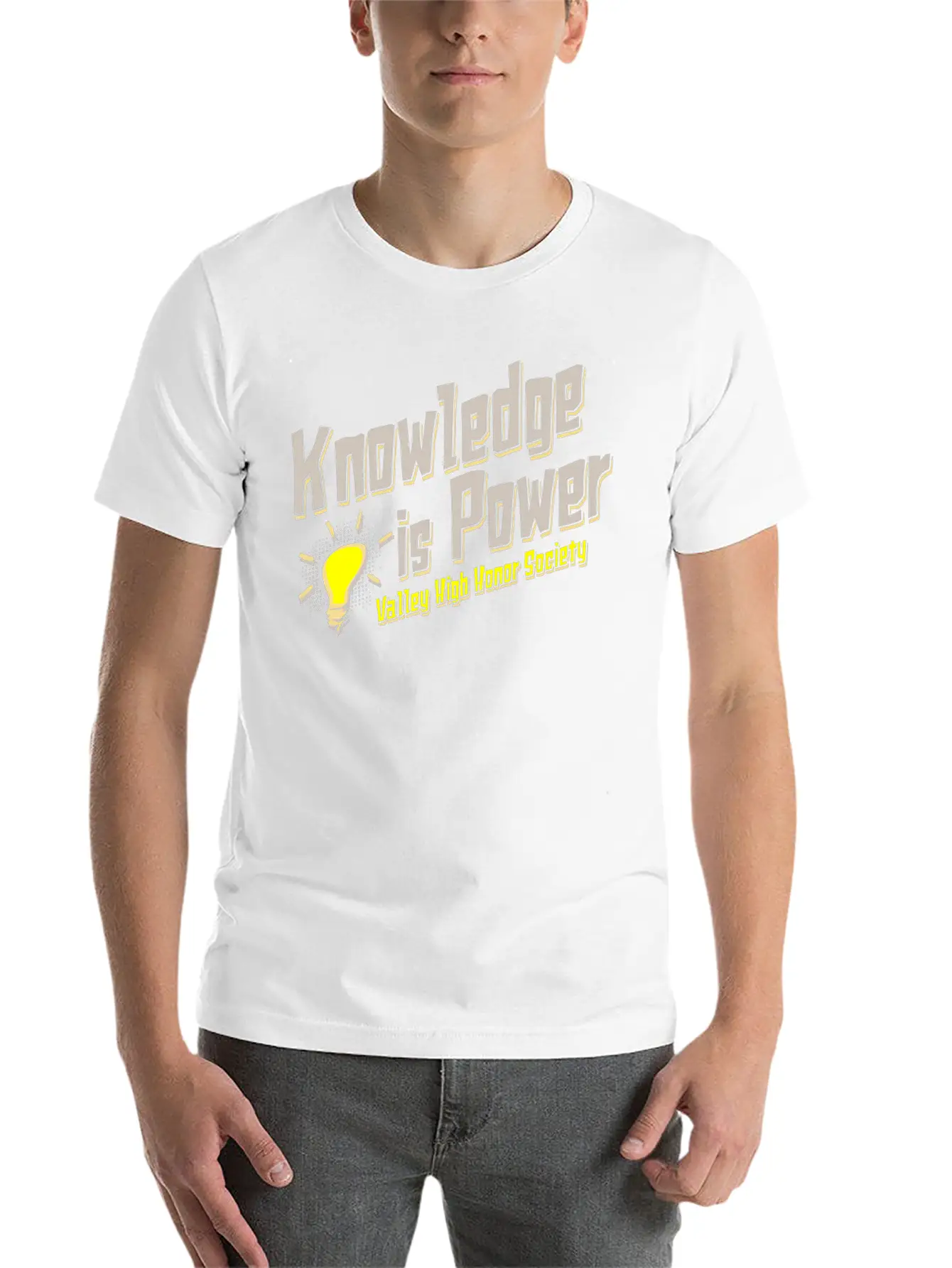 Knowledge Is Power Valley High Honor Society Essential Cotton Tee For Daily Outfits ¨C Unisex Style