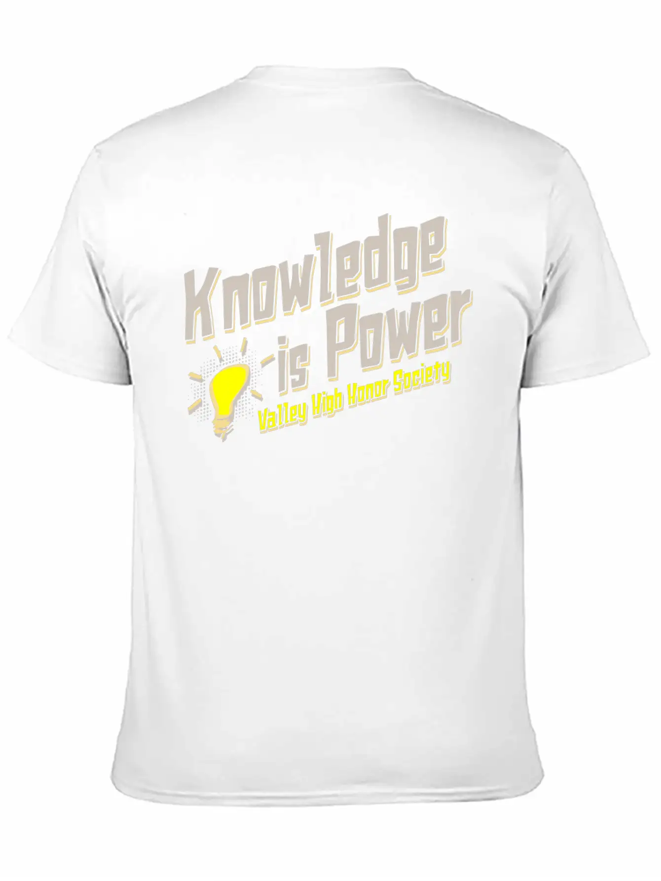 Knowledge Is Power Valley High Honor Society Essential Cotton Tee For Daily Outfits ¨C Unisex Style