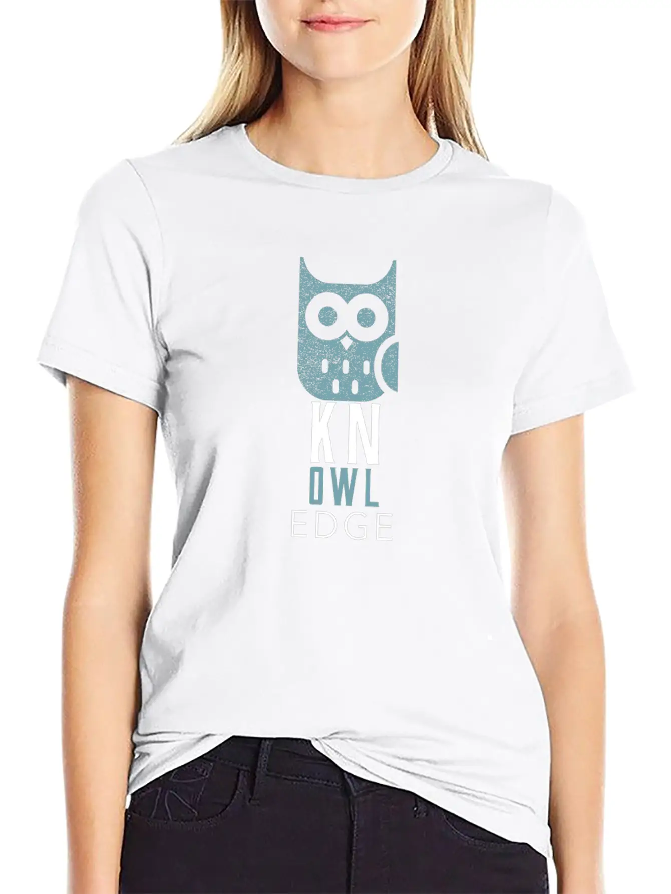 Knowledge Owl Bird School Teacher Gift Forest Basic Graphic T-Shirt ¨C Daily Comfort In Soft Cotton