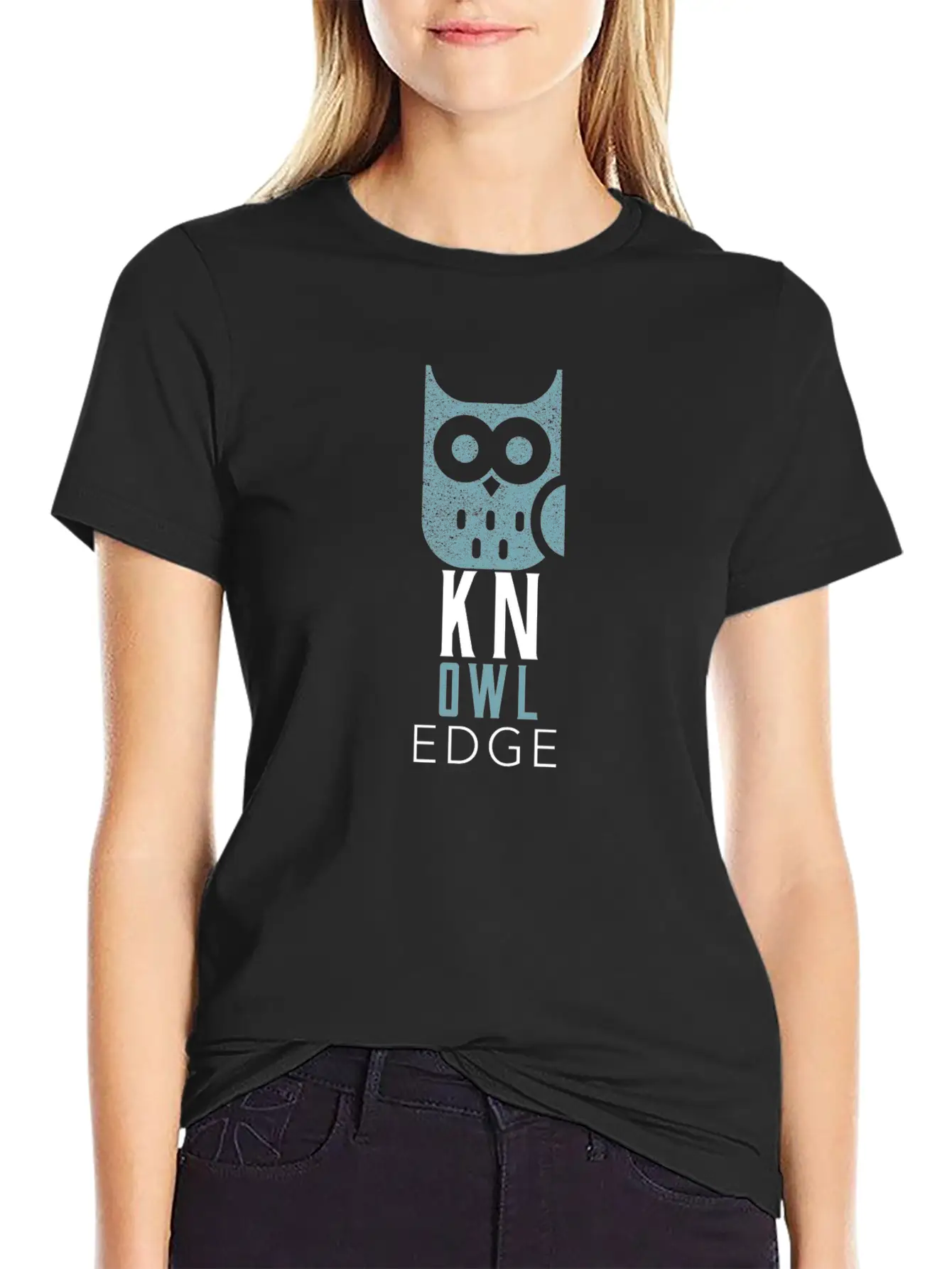 Knowledge Owl Bird School Teacher Gift Forest Basic Graphic T-Shirt ¨C Daily Comfort In Soft Cotton