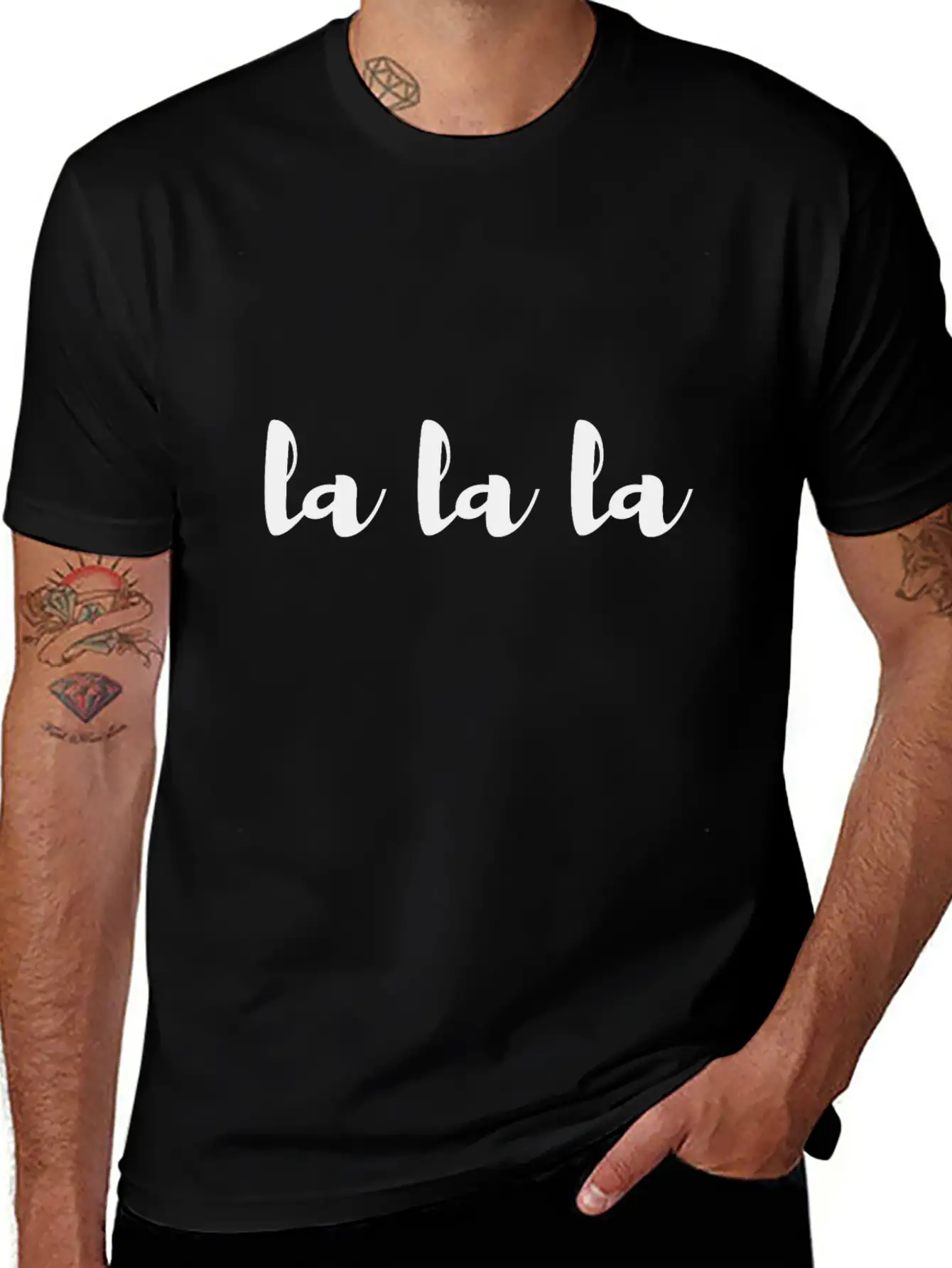 Lalala Song Lyric Fun Humor Shirt Soft Cotton Short Sleeve Tee ¨C Unisex Wardrobe Staple