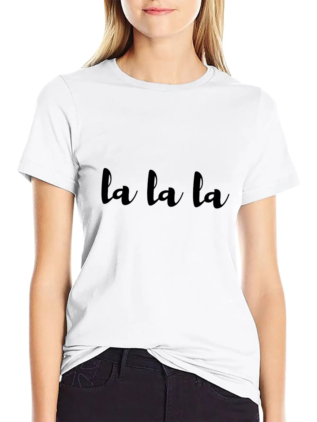 Lalala Song Lyric Fun Humor Shirt Soft Cotton Short Sleeve Tee ¨C Unisex Wardrobe Staple