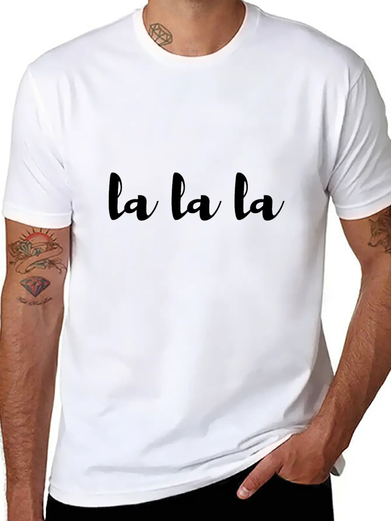Lalala Song Lyric Fun Humor Shirt Soft Cotton Short Sleeve Tee ¨C Unisex Wardrobe Staple