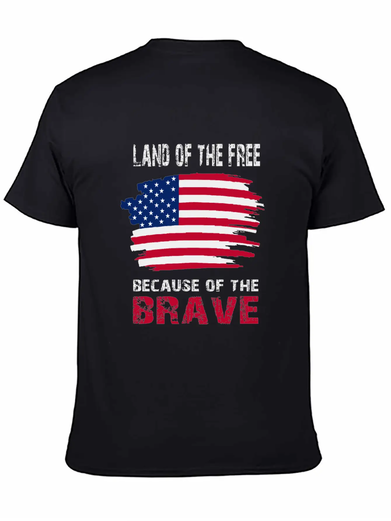 Land Of The Free Because Of The Brave Memorial Day Soft Cotton Short Sleeve Tee ¨C Unisex Wardrobe Staple