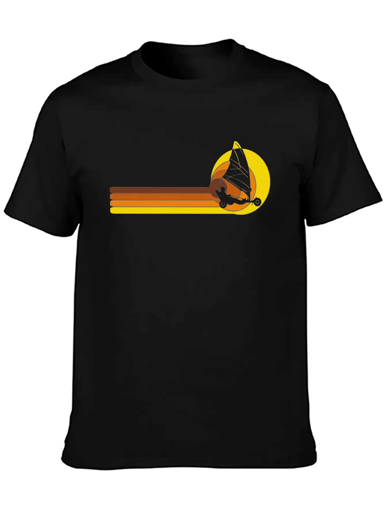 Landsailer Landsailing Windracer 70s Years Essential Cotton Tee For Daily Outfits ¨C Unisex Style