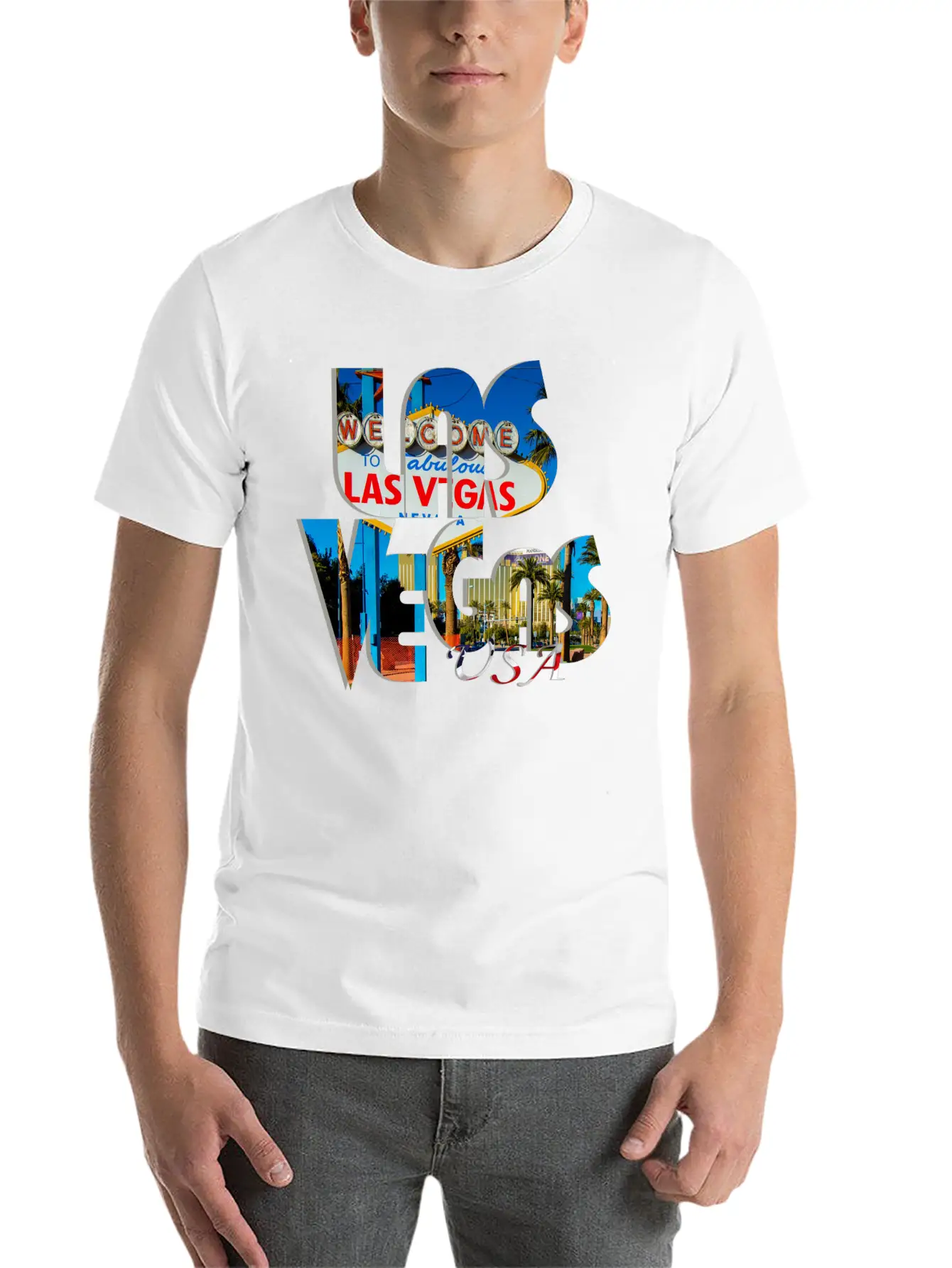 Las Vegas Nevada Essential Cotton Tee For Daily Outfits ¨C Unisex Style