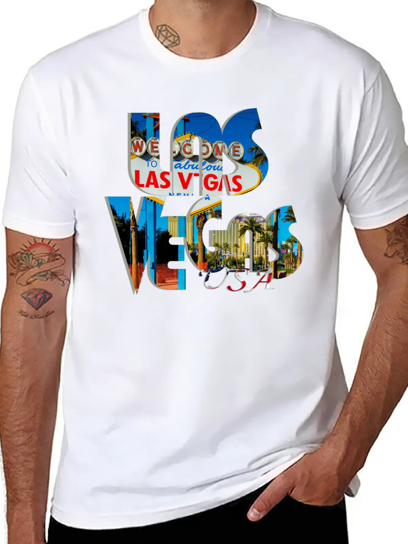Las Vegas Nevada Essential Cotton Tee For Daily Outfits ¨C Unisex Style