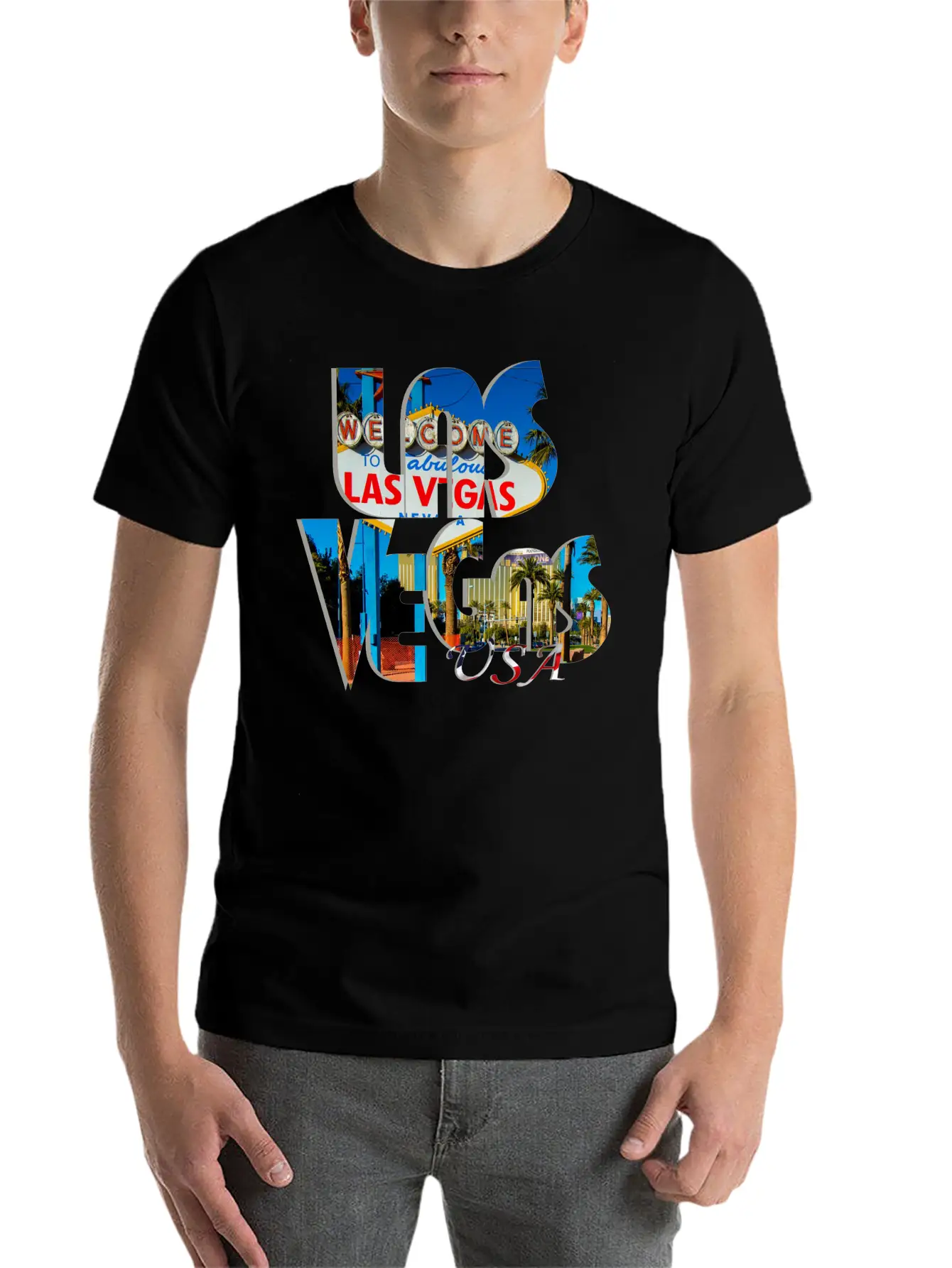 Las Vegas Nevada Essential Cotton Tee For Daily Outfits ¨C Unisex Style