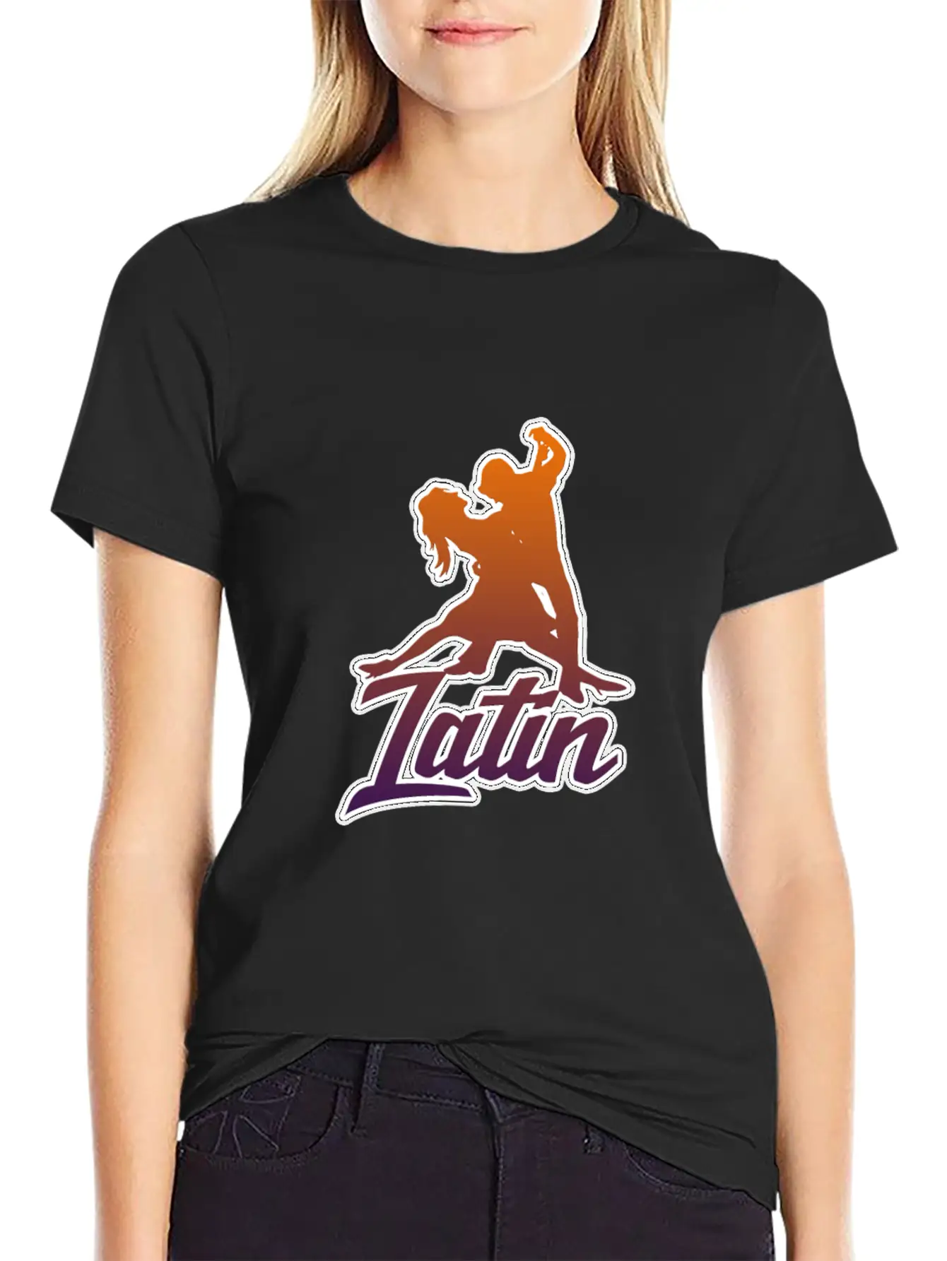 Latin Dance Latin Dancer Dancing Gift Soft Cotton Short Sleeve Tee ¨C Unisex Wardrobe Staple