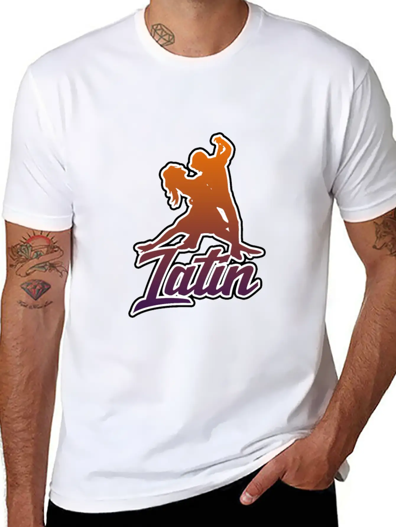 Latin Dance Latin Dancer Dancing Gift Soft Cotton Short Sleeve Tee ¨C Unisex Wardrobe Staple