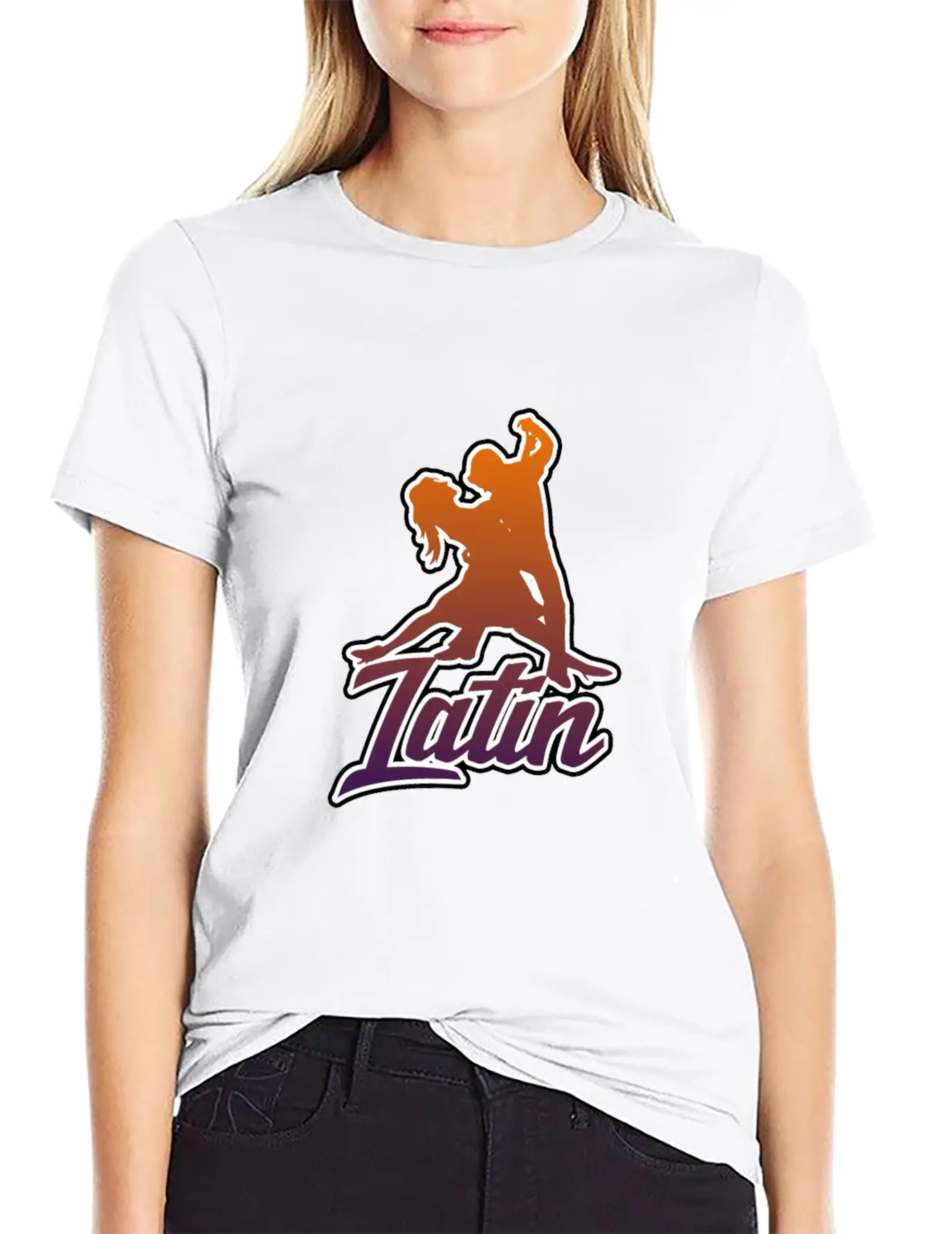 Latin Dance Latin Dancer Dancing Gift Soft Cotton Short Sleeve Tee ¨C Unisex Wardrobe Staple