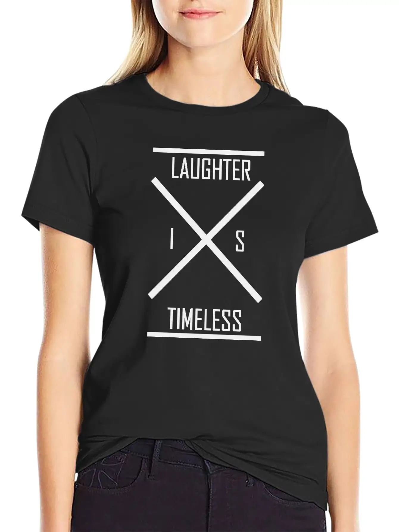 Laughter Is Timeless Essential Cotton Tee For Daily Outfits ¨C Unisex Style