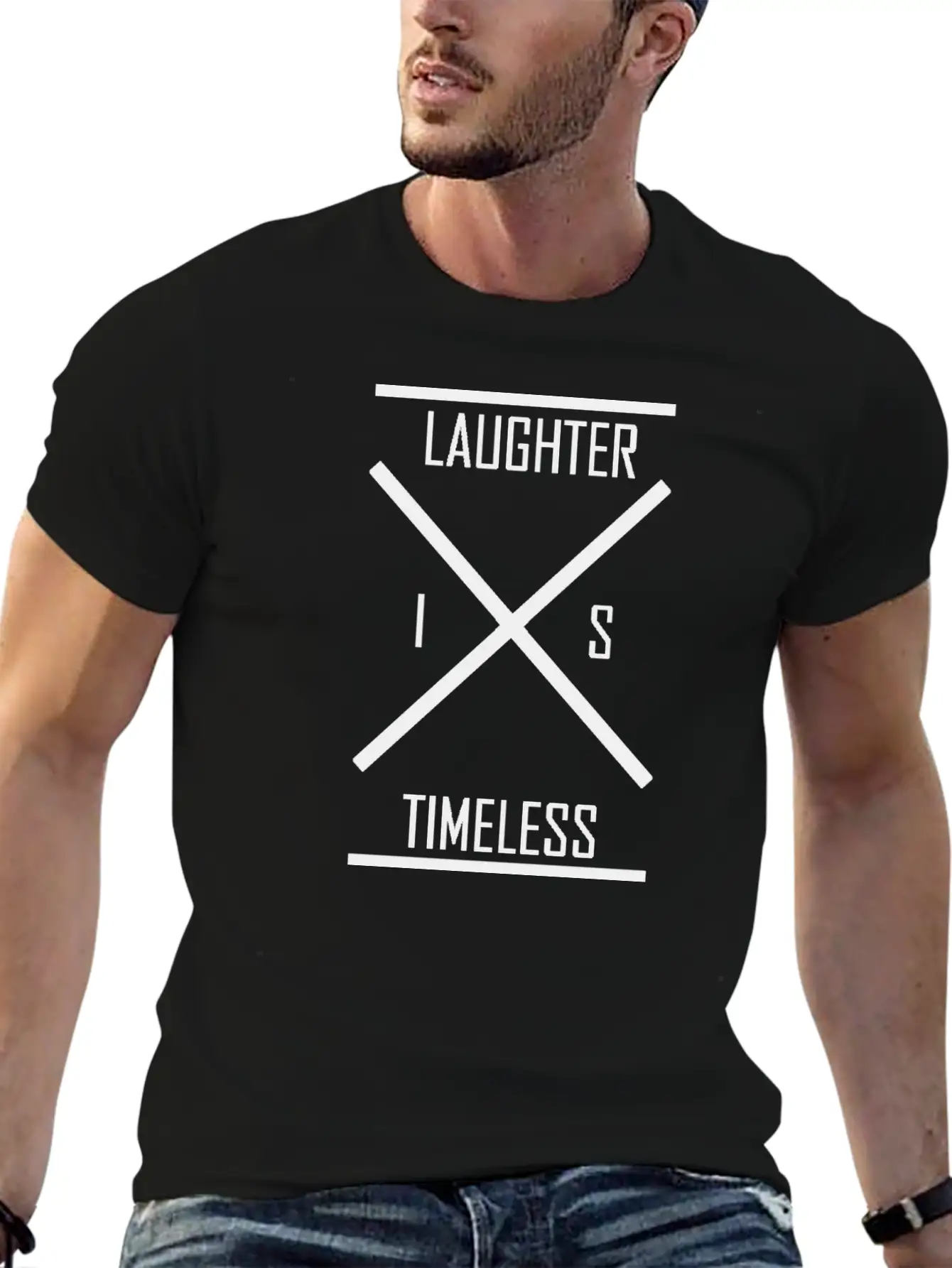 Laughter Is Timeless Essential Cotton Tee For Daily Outfits ¨C Unisex Style