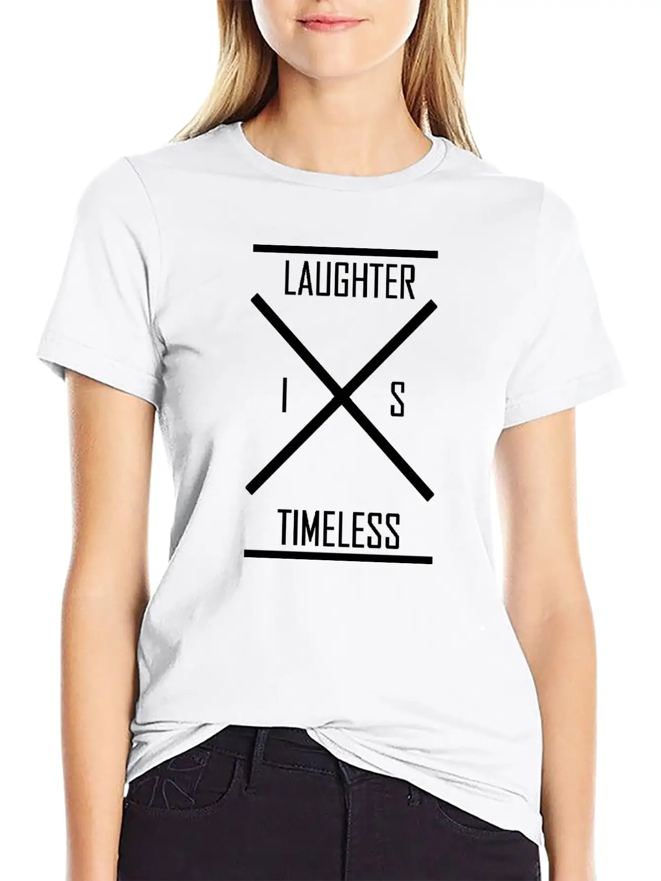 Laughter Is Timeless Essential Cotton Tee For Daily Outfits ¨C Unisex Style