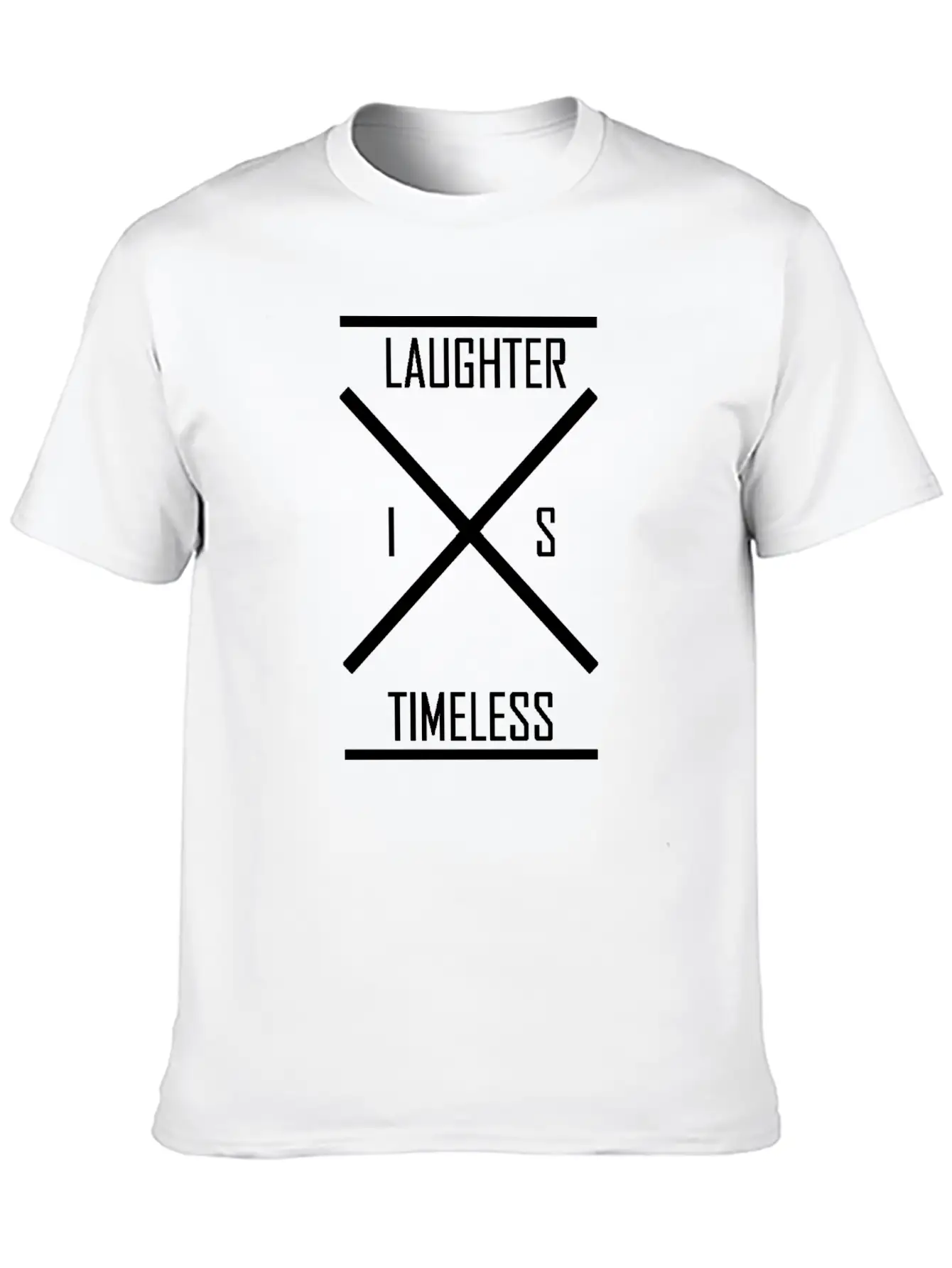 Laughter Is Timeless Essential Cotton Tee For Daily Outfits ¨C Unisex Style