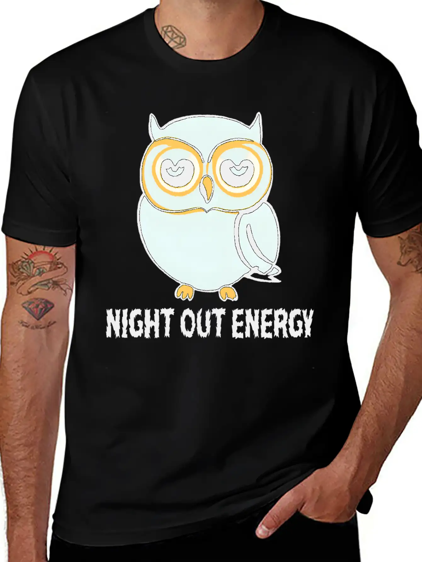 Lazy Night Owl Essential Cotton Tee For Daily Outfits ¨C Unisex Style