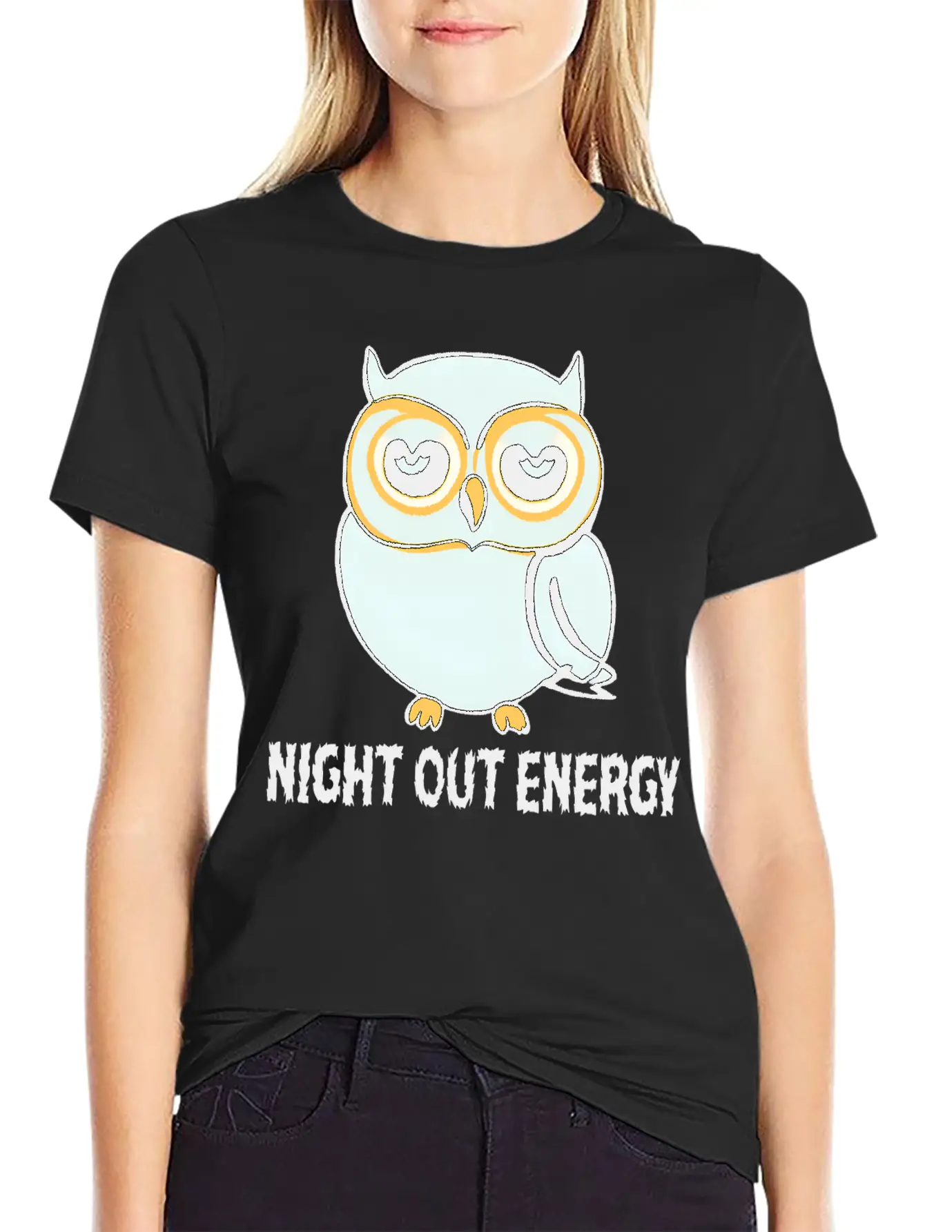Lazy Night Owl Essential Cotton Tee For Daily Outfits ¨C Unisex Style