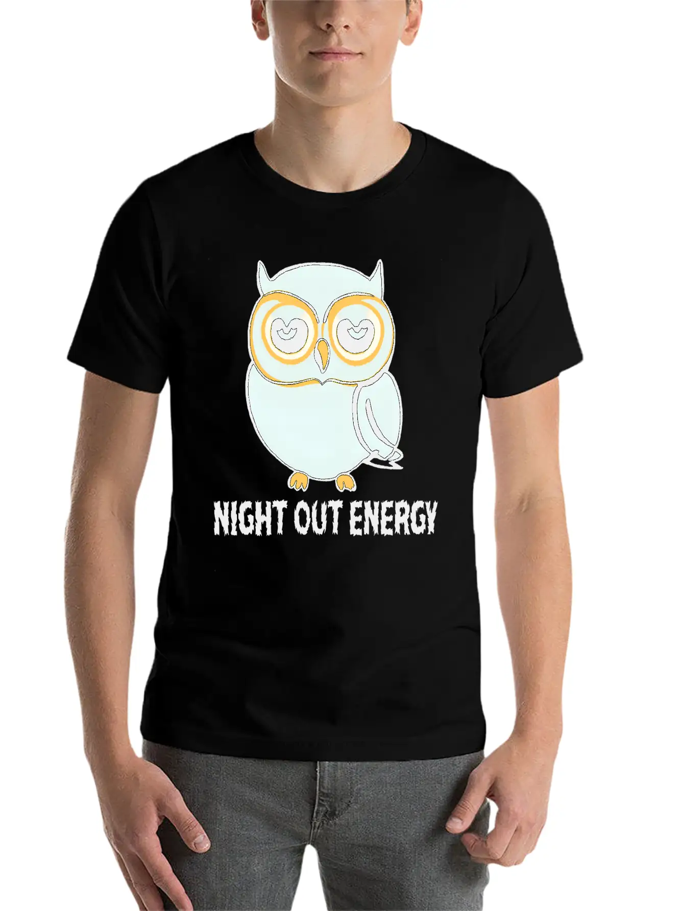 Lazy Night Owl Essential Cotton Tee For Daily Outfits ¨C Unisex Style