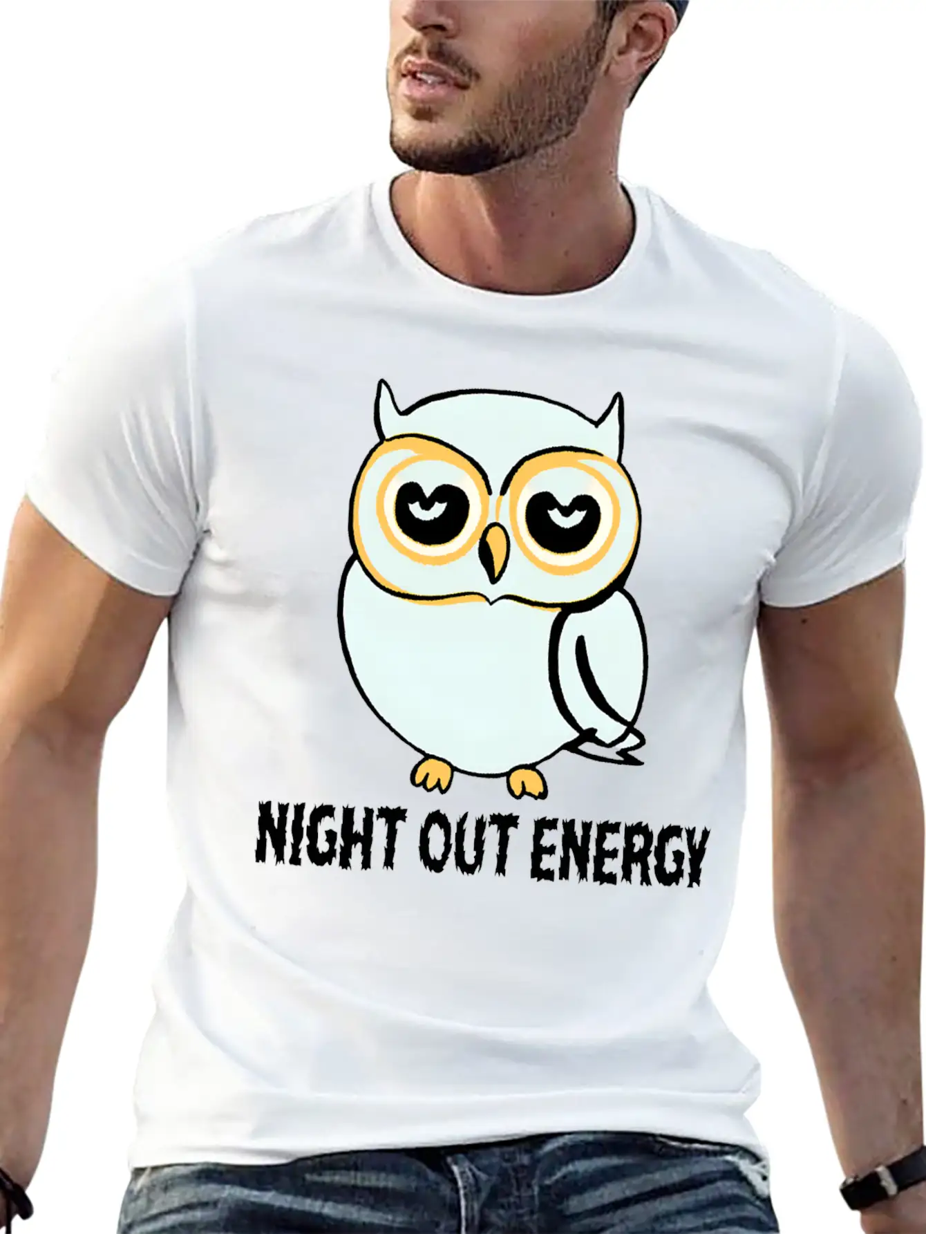 Lazy Night Owl Essential Cotton Tee For Daily Outfits ¨C Unisex Style