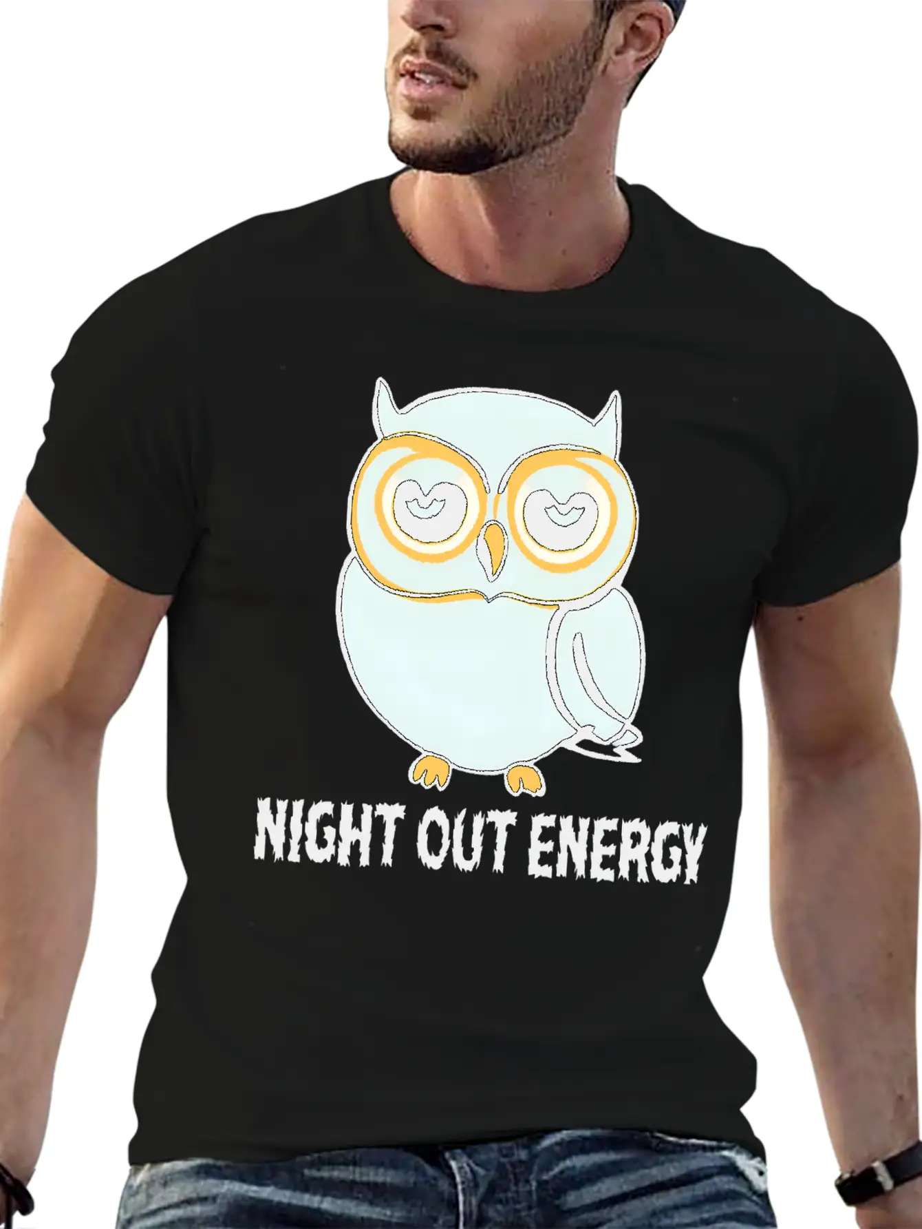 Lazy Night Owl Essential Cotton Tee For Daily Outfits ¨C Unisex Style