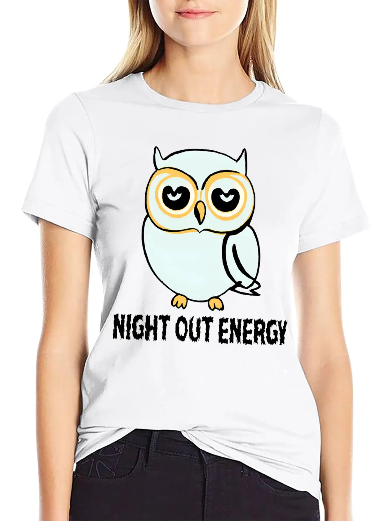 Lazy Night Owl Essential Cotton Tee For Daily Outfits ¨C Unisex Style