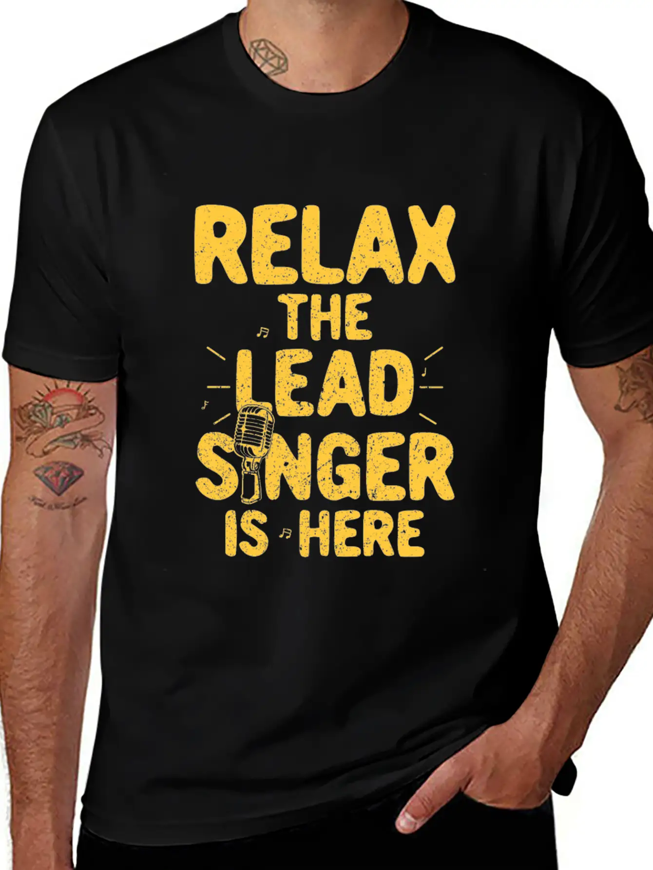 Lead Singer Basic Graphic T-Shirt ¨C Daily Comfort In Soft Cotton