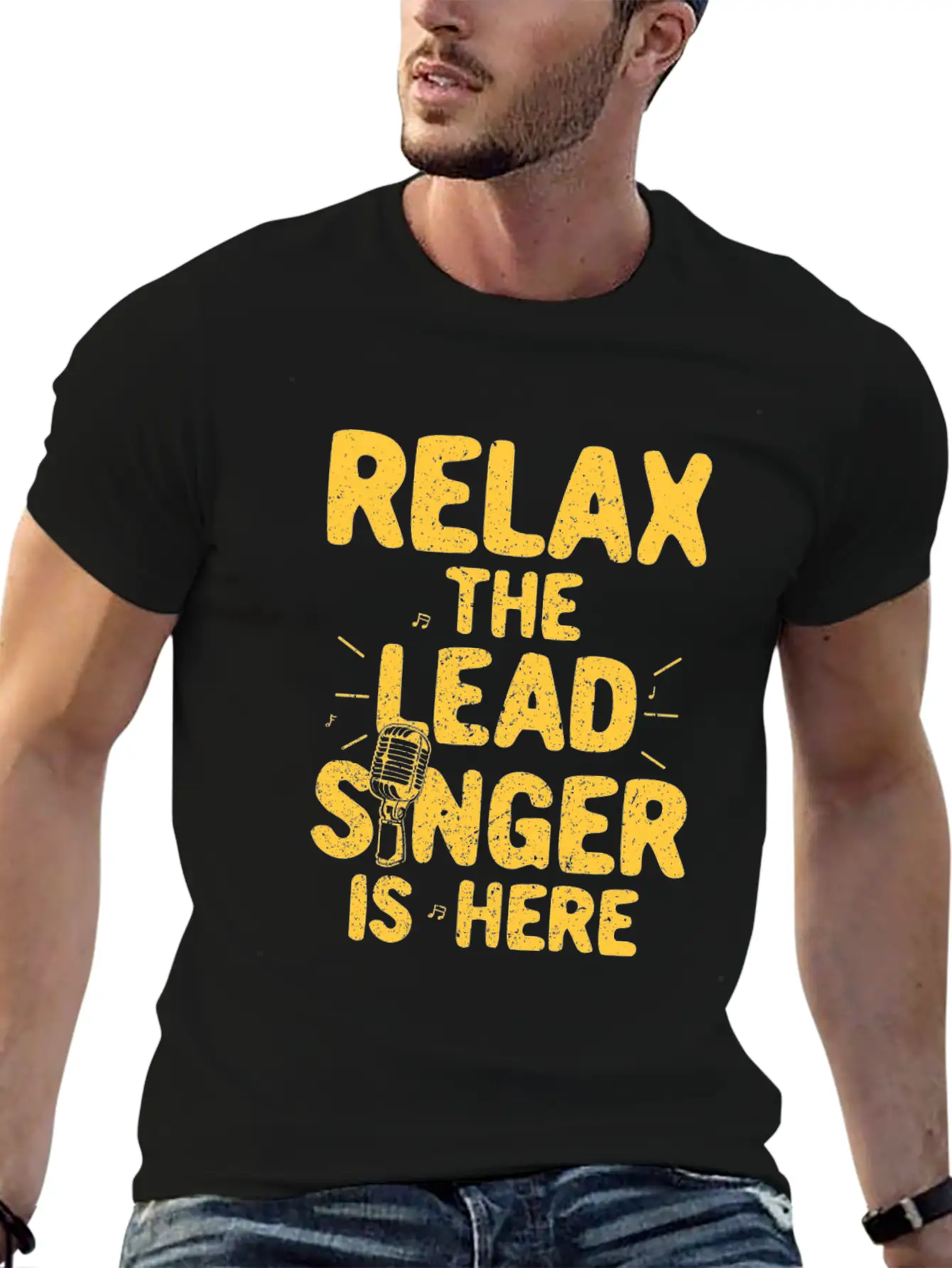 Lead Singer Basic Graphic T-Shirt ¨C Daily Comfort In Soft Cotton