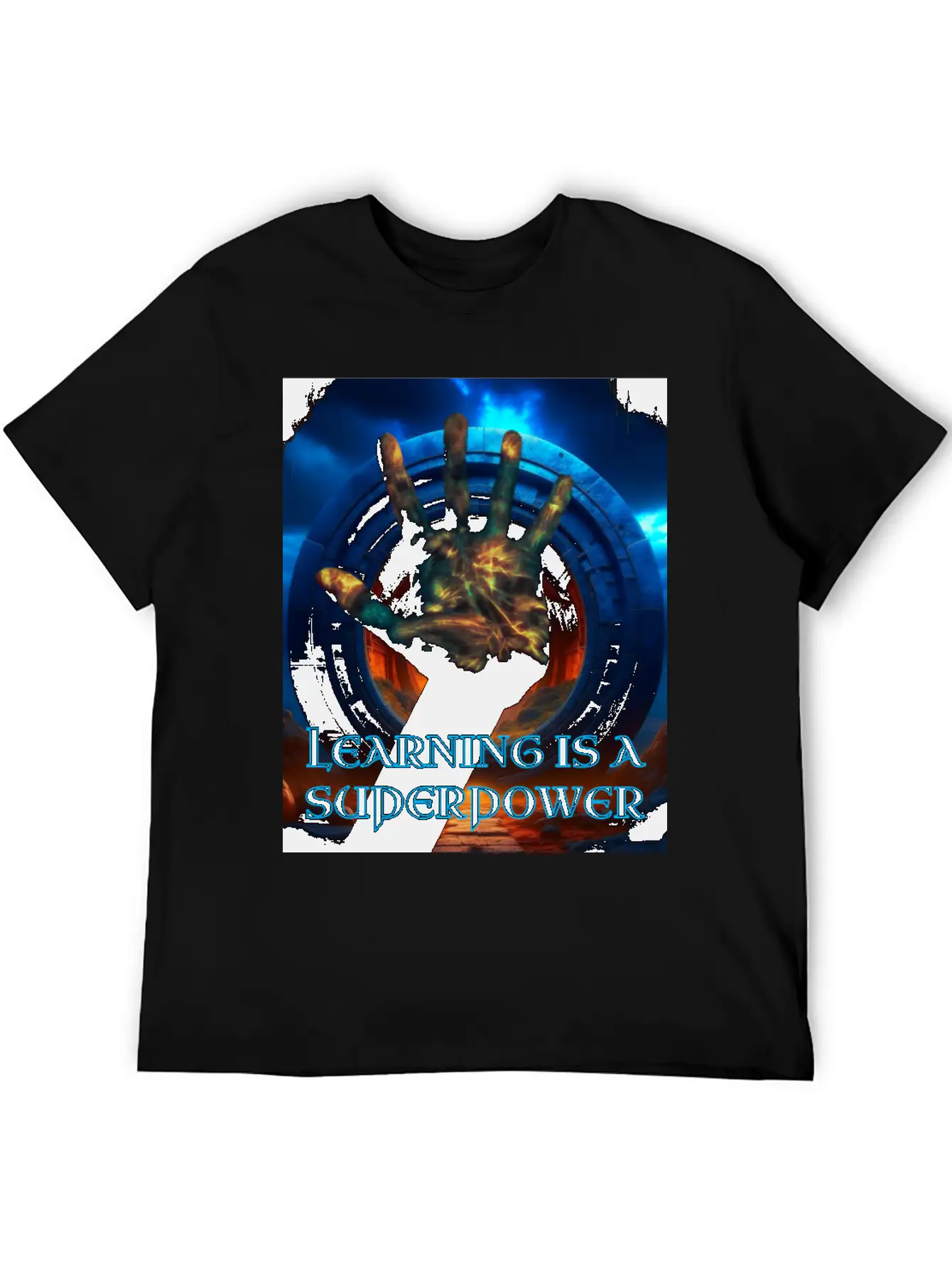 Learning Is A Superpower Poster Soft Cotton Short Sleeve Tee ¨C Unisex Wardrobe Staple