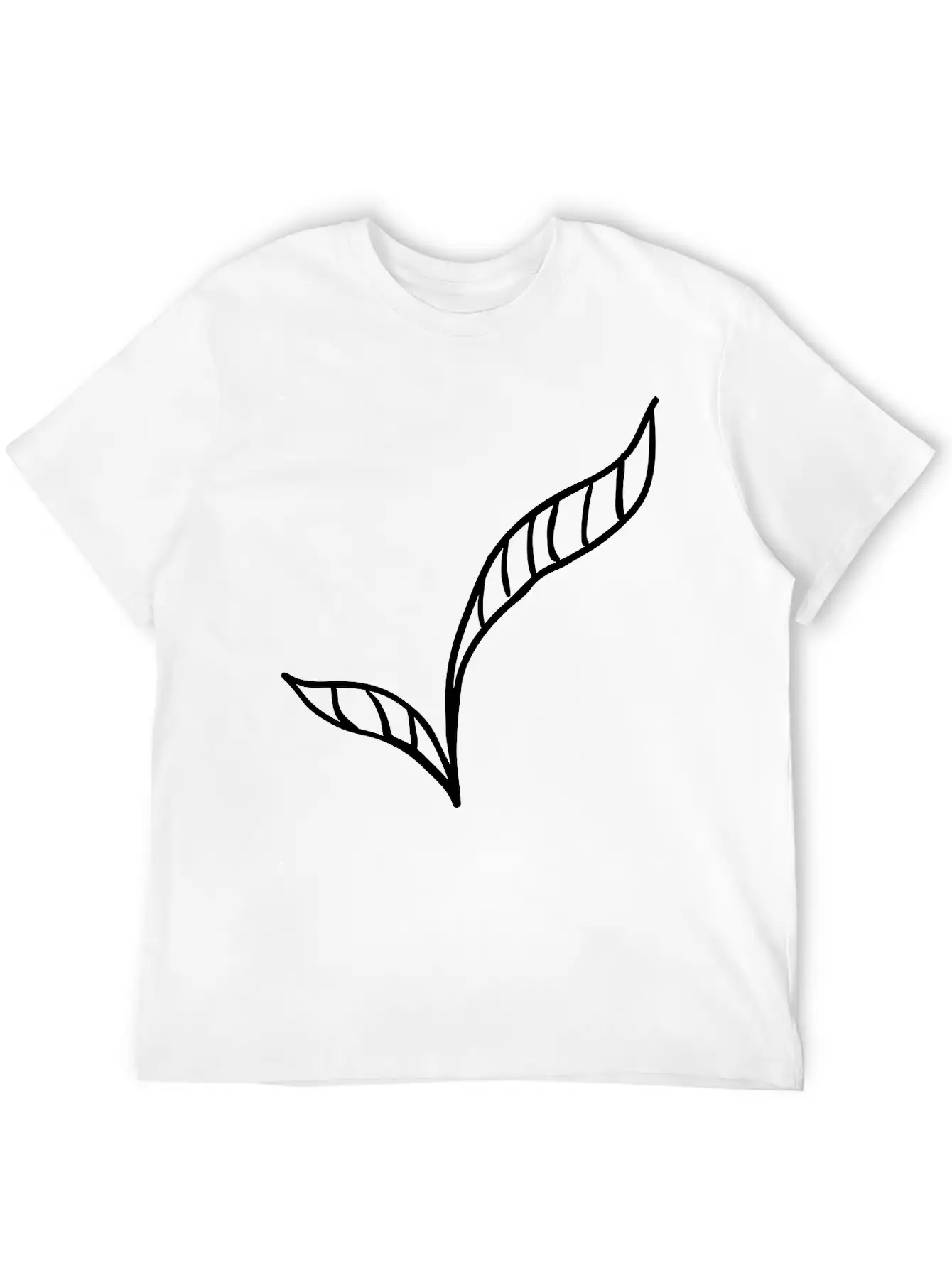 Leaves Basic Graphic T-Shirt ¨C Daily Comfort In Soft Cotton