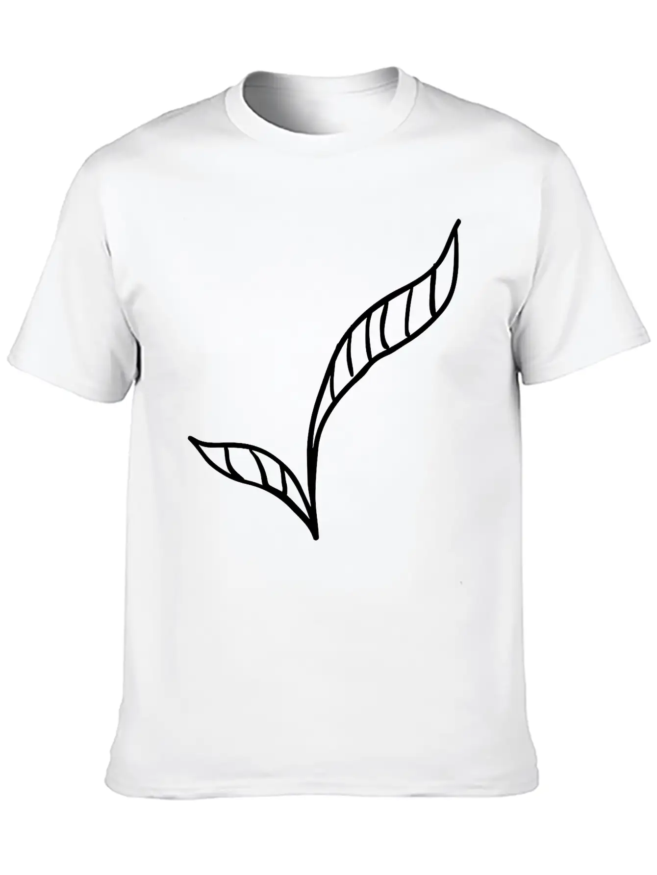 Leaves Basic Graphic T-Shirt ¨C Daily Comfort In Soft Cotton