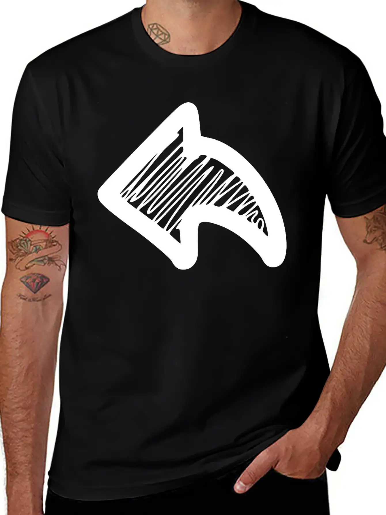 Left Arrow Basic Graphic T-Shirt ¨C Daily Comfort In Soft Cotton