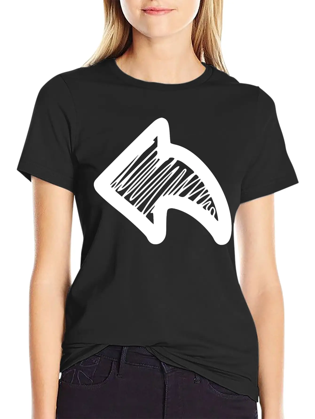 Left Arrow Basic Graphic T-Shirt ¨C Daily Comfort In Soft Cotton