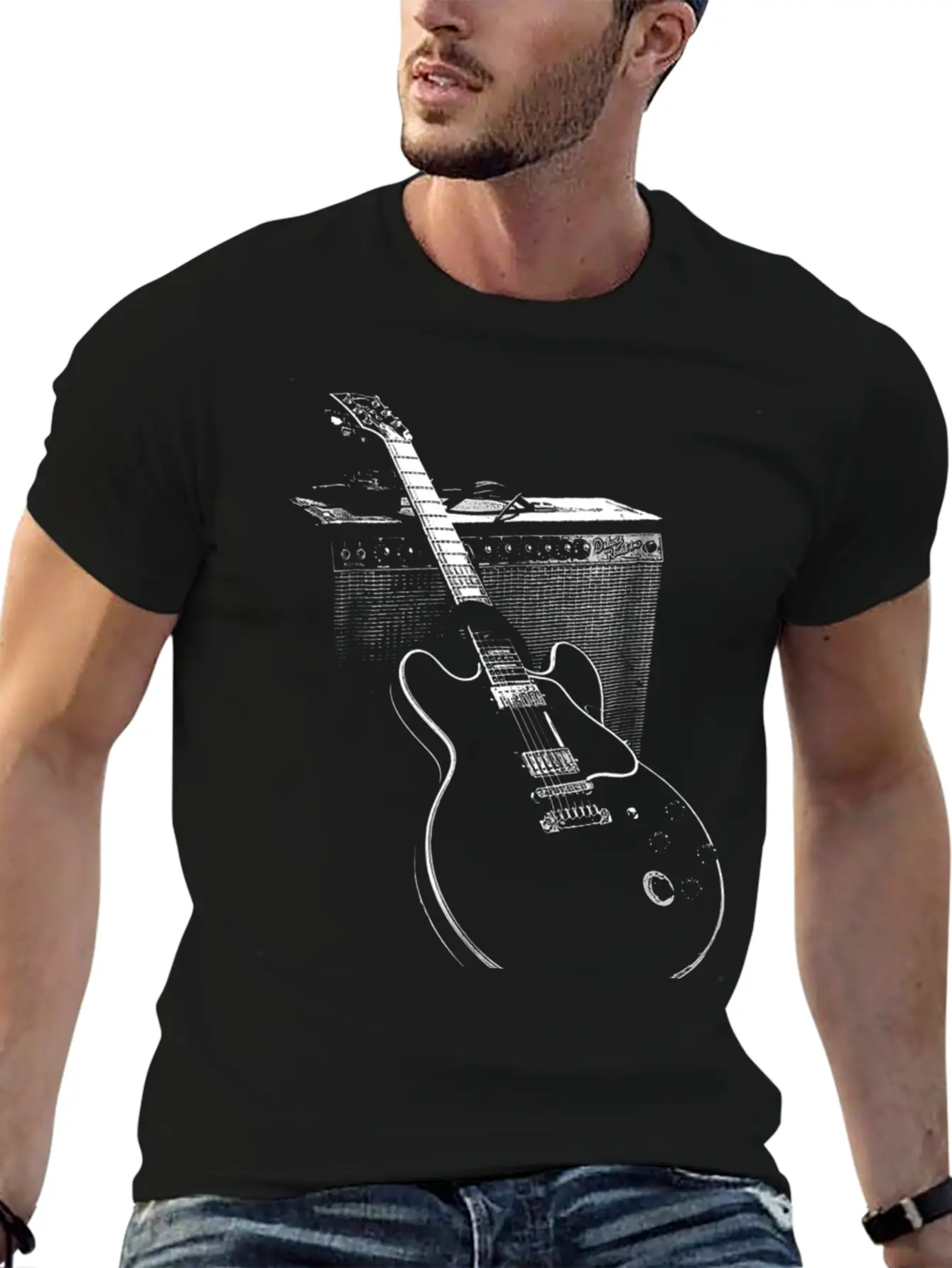 Legendary Blues Guitar And Amp T Shirt Essential Cotton Tee For Daily Outfits ¨C Unisex Style