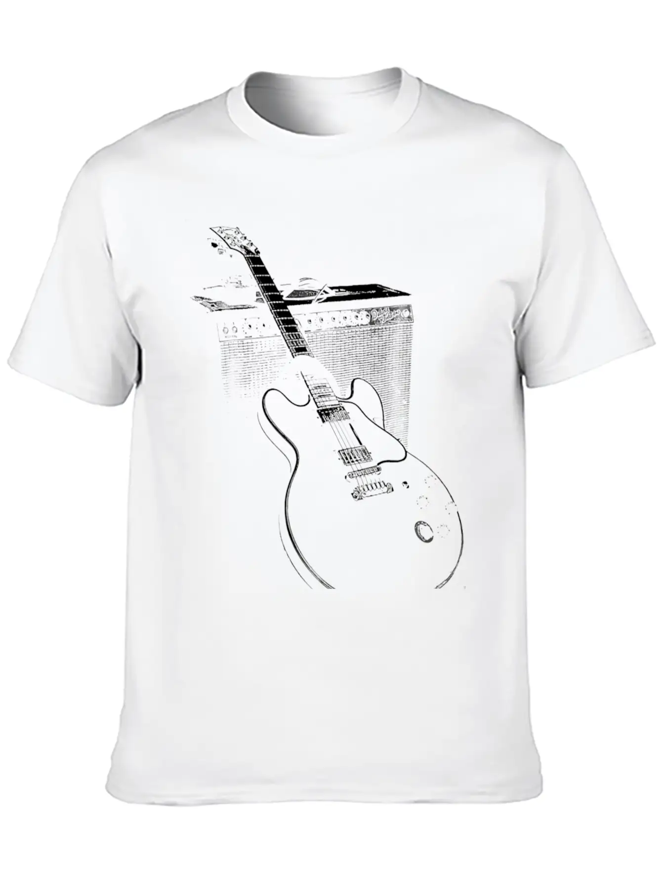 Legendary Blues Guitar And Amp T Shirt Essential Cotton Tee For Daily Outfits ¨C Unisex Style