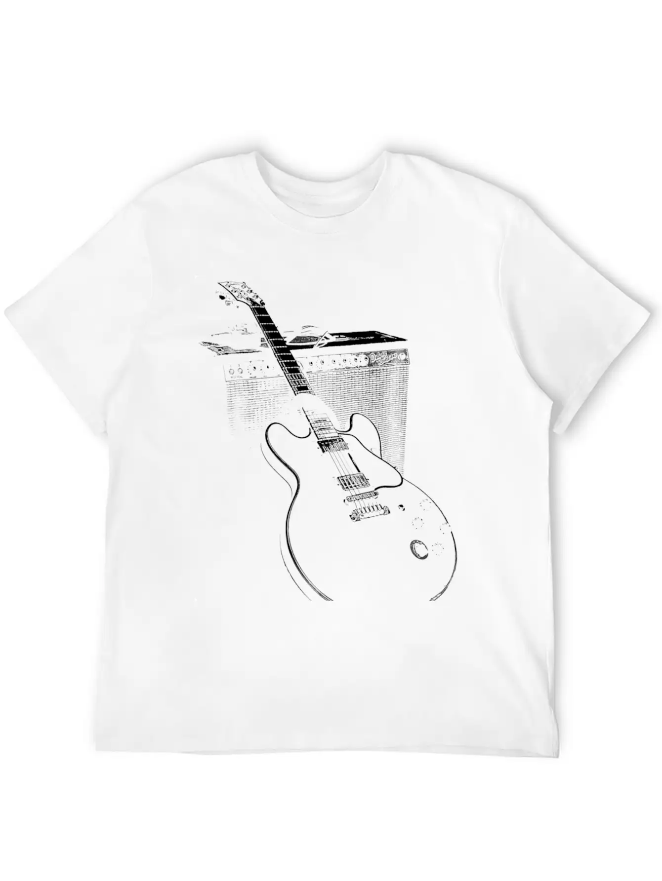 Legendary Blues Guitar And Amp T Shirt Essential Cotton Tee For Daily Outfits ¨C Unisex Style