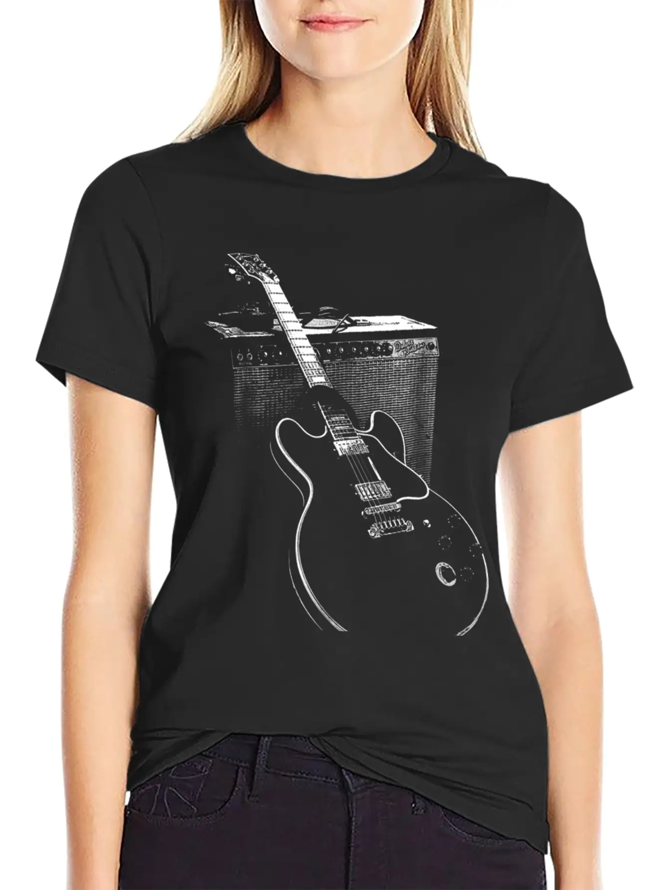 Legendary Blues Guitar And Amp T Shirt Essential Cotton Tee For Daily Outfits ¨C Unisex Style