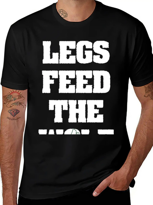 Legs Feed The Wolf Essential Cotton Tee For Daily Outfits ¨C Unisex Style