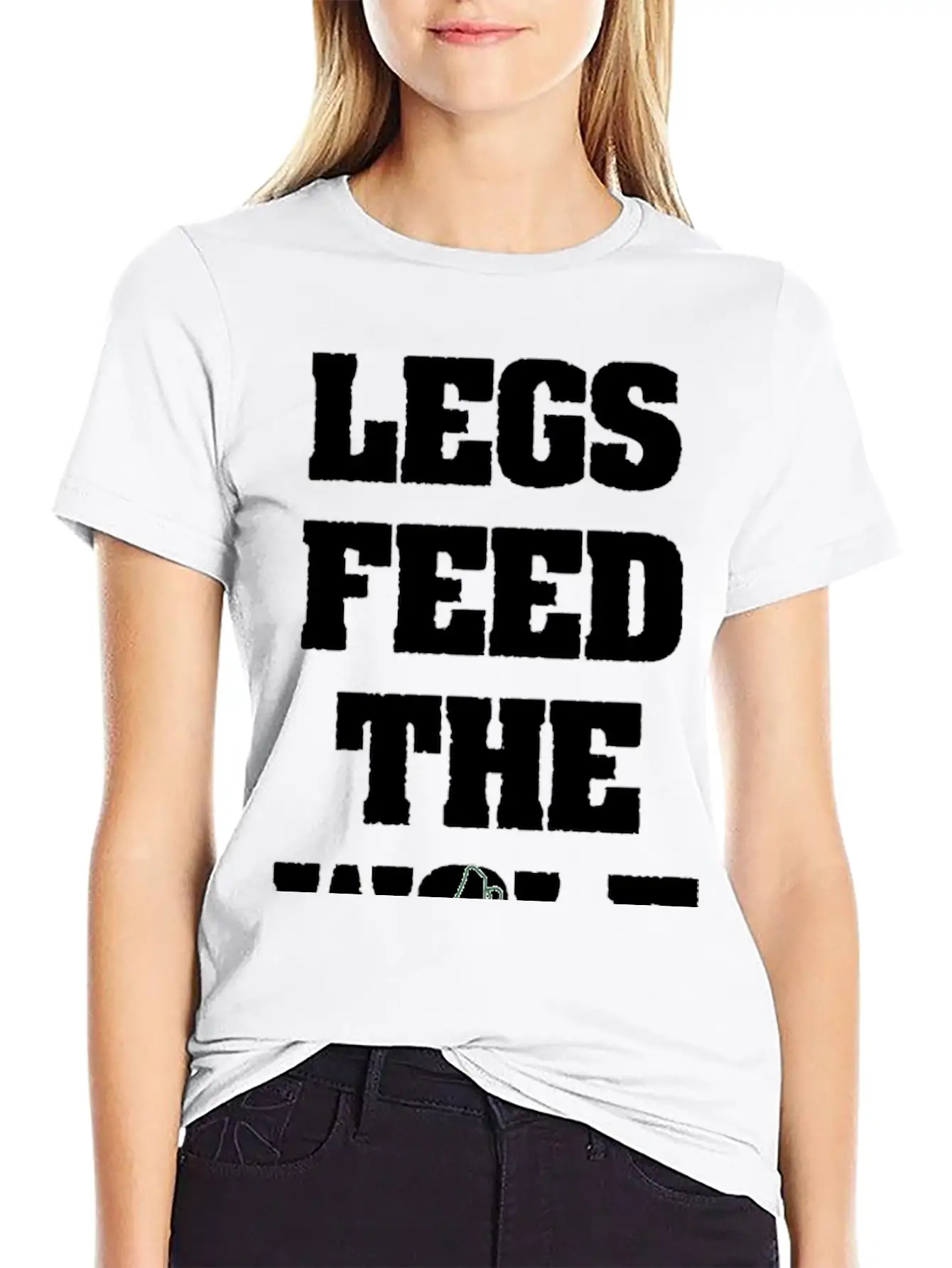 Legs Feed The Wolf Essential Cotton Tee For Daily Outfits ¨C Unisex Style