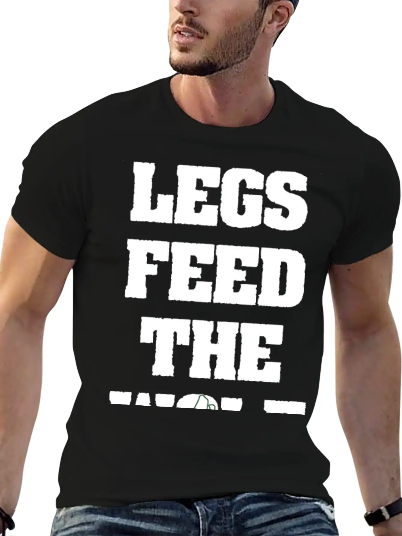 Legs Feed The Wolf Essential Cotton Tee For Daily Outfits ¨C Unisex Style