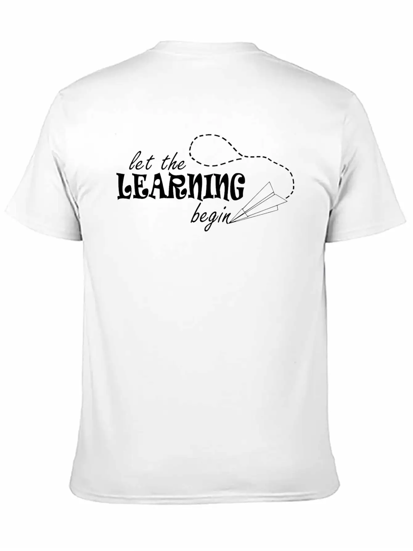 Let The Learning Begin Essential Cotton Tee For Daily Outfits ¨C Unisex Style