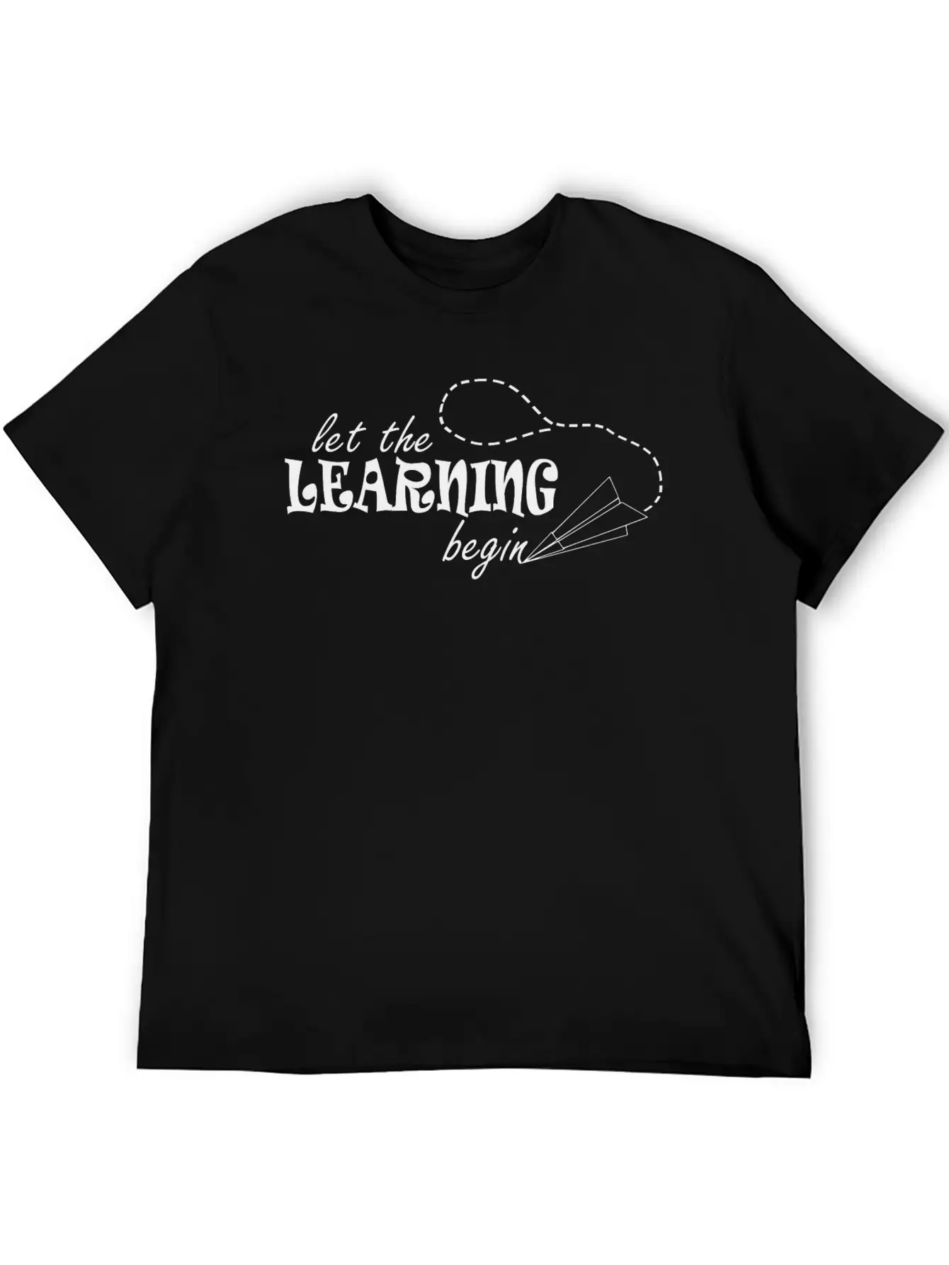 Let The Learning Begin Essential Cotton Tee For Daily Outfits ¨C Unisex Style