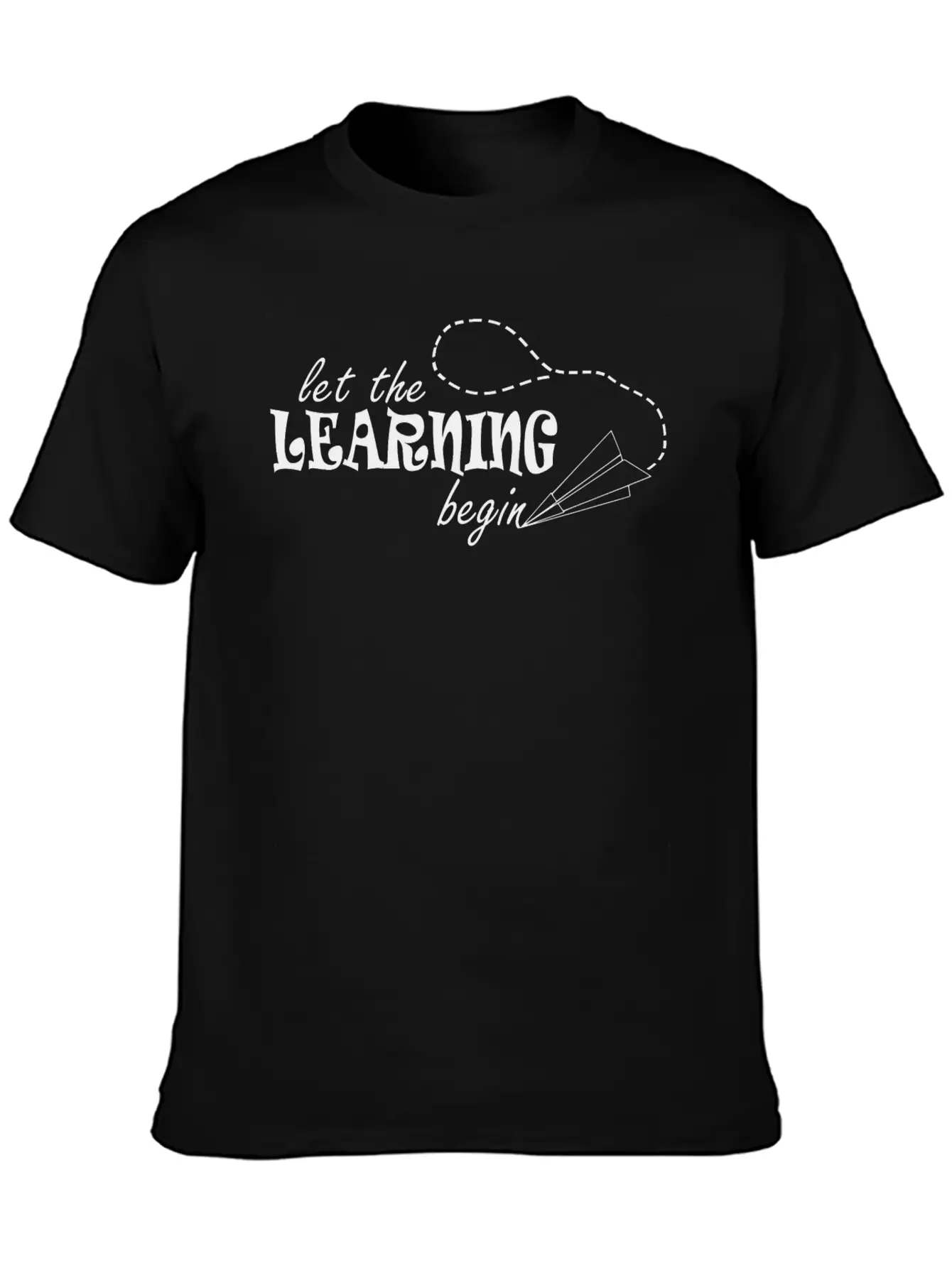 Let The Learning Begin Essential Cotton Tee For Daily Outfits ¨C Unisex Style